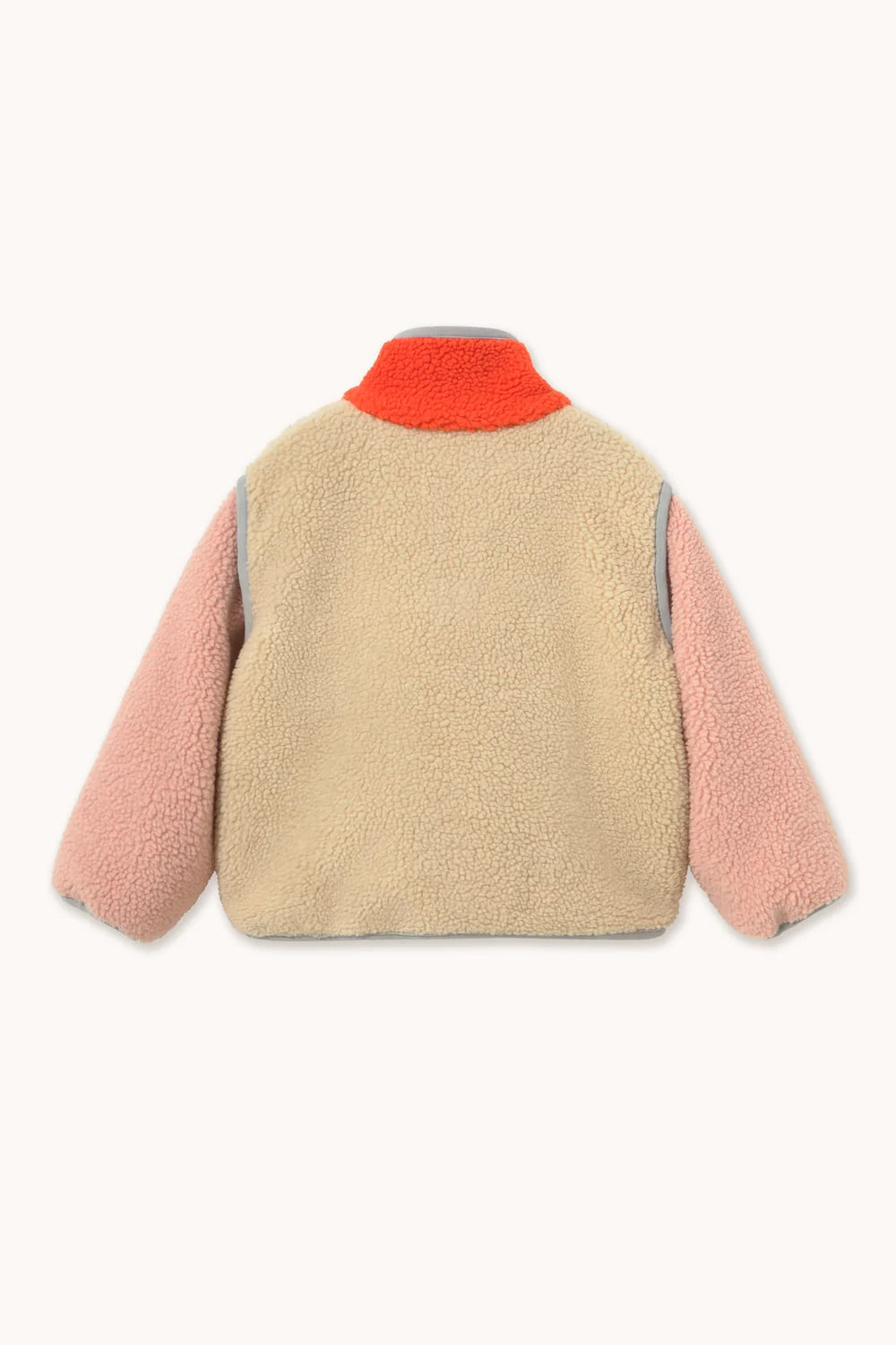 COLOR BLOCK SHERPA JACKET