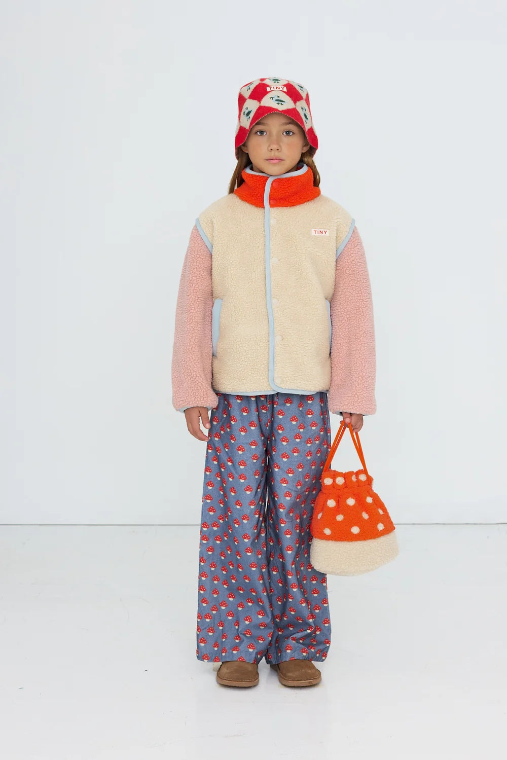 COLOR BLOCK SHERPA JACKET
