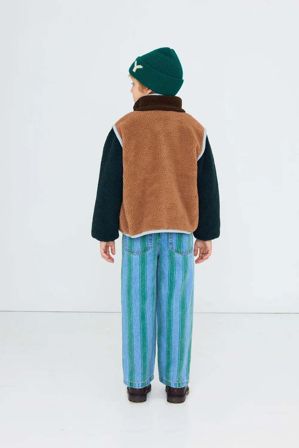 COLOR BLOCK SHERPA JACKET