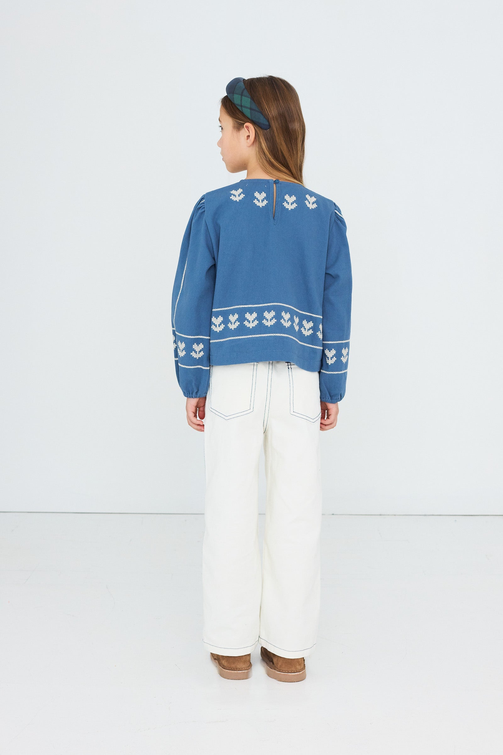 HORSES & FLOWERS BLOUSE