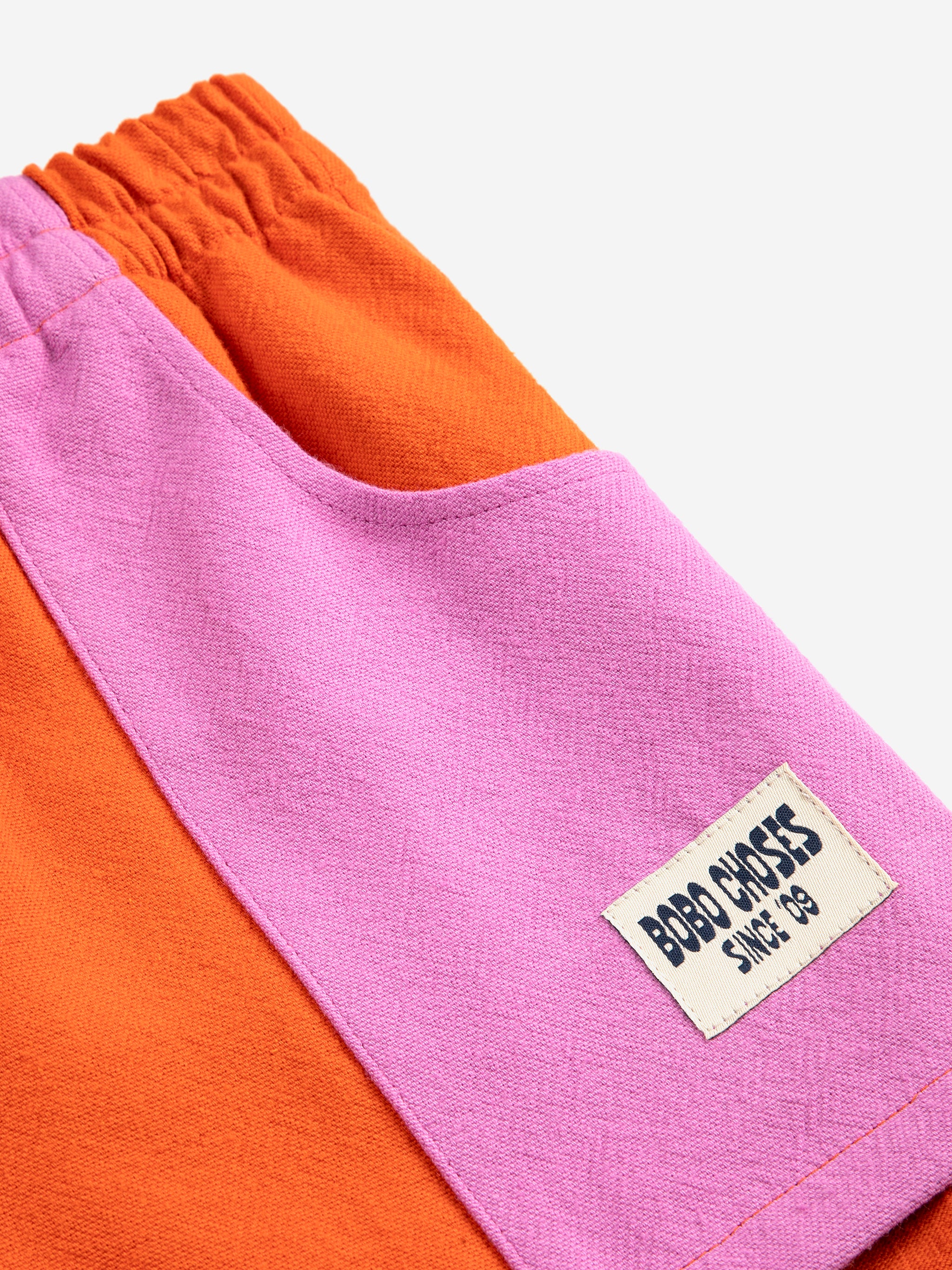 Bobo Choses color Block woven shorts