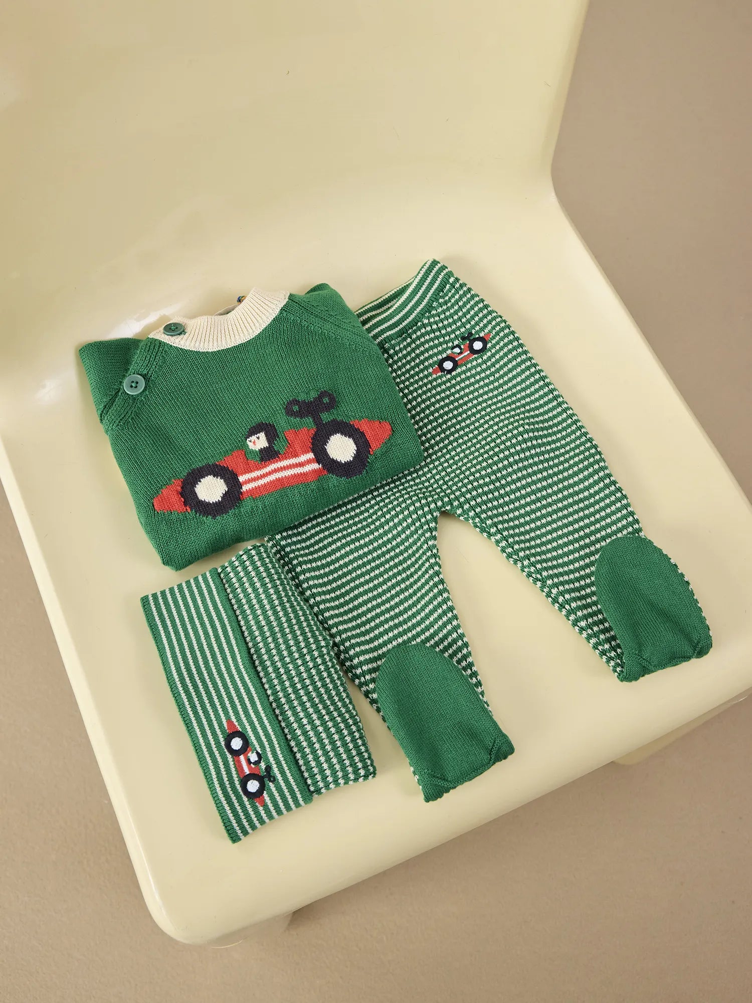 Race Car knitted beanie