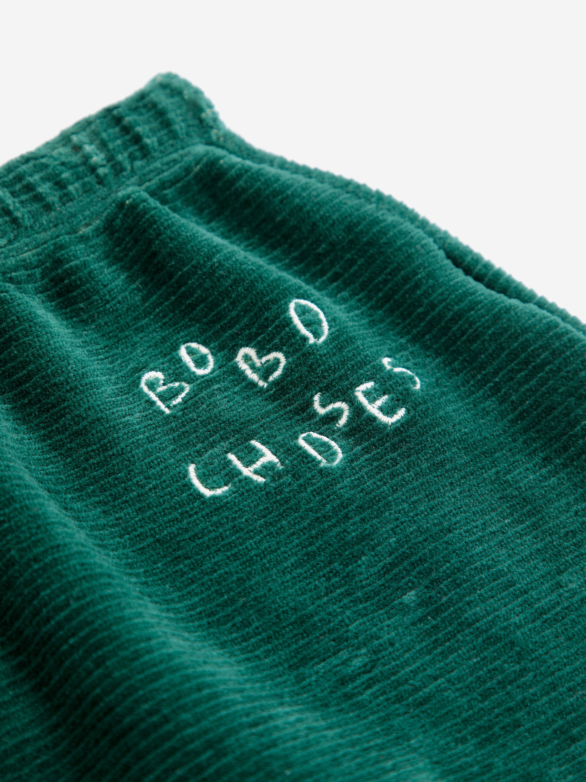 Bobo Choses Velvet Set, Green