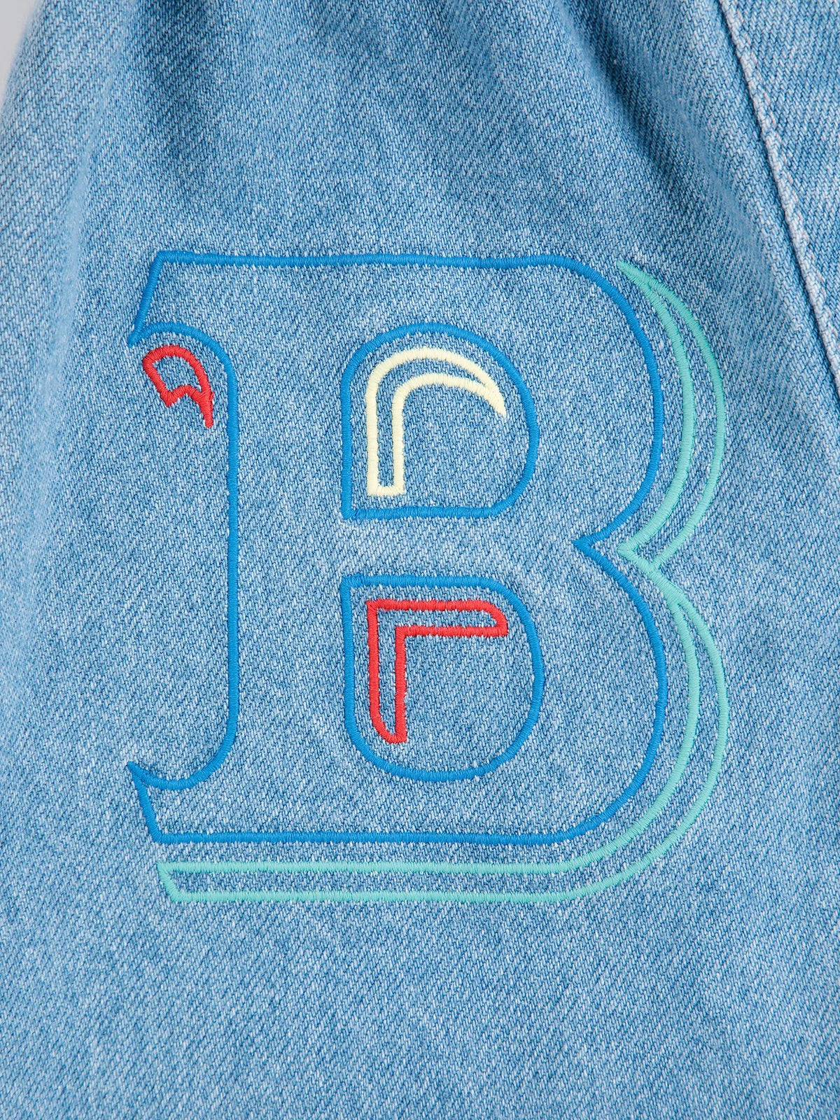 B.C. Embossed denim pants