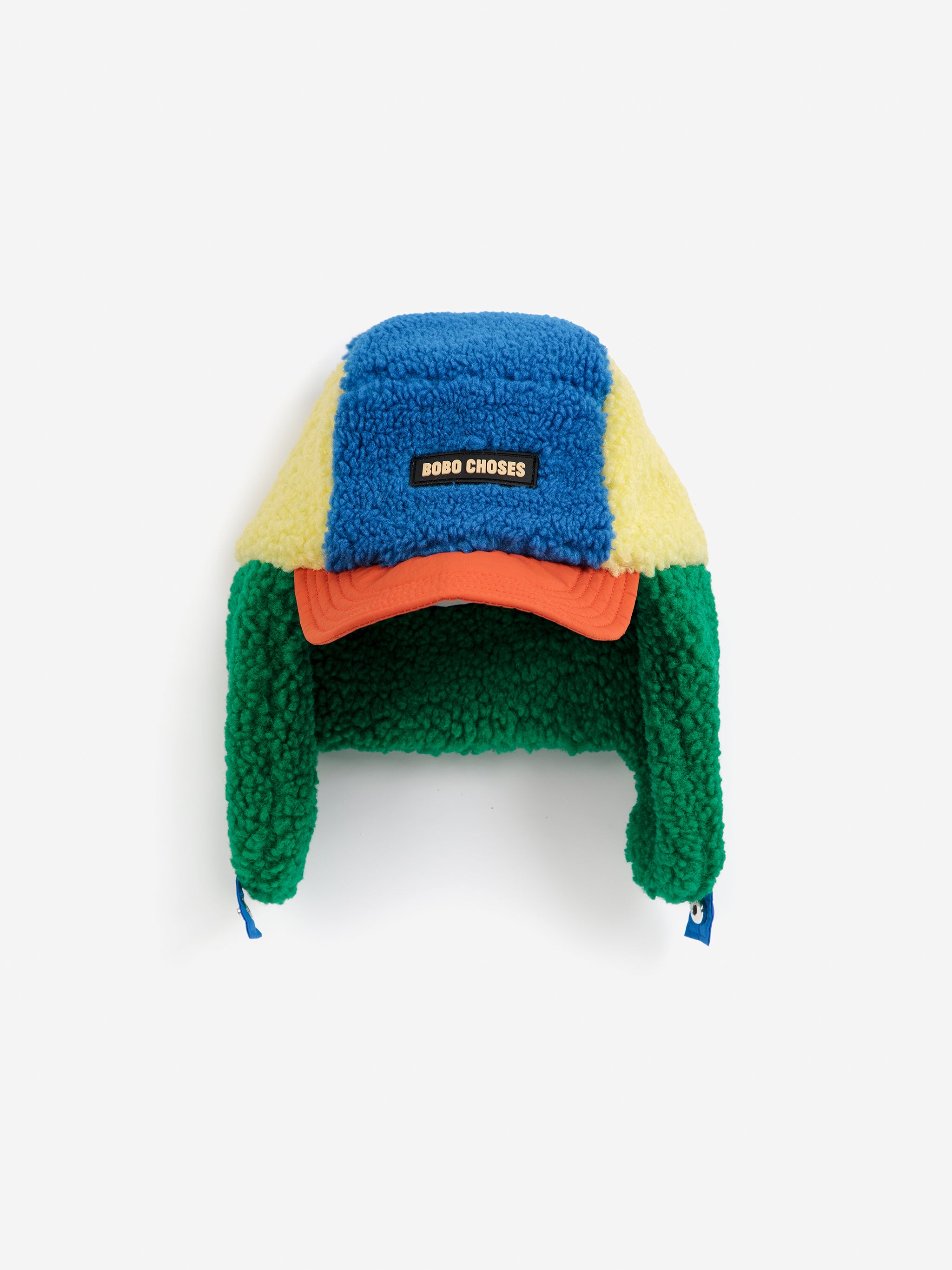Bobo Choses color block sheepskin chapka