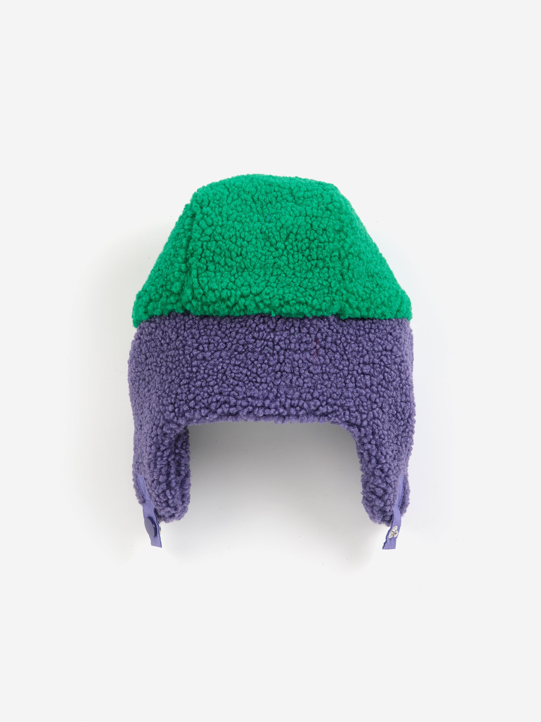 Bobo Choses color block sheepskin chapka
