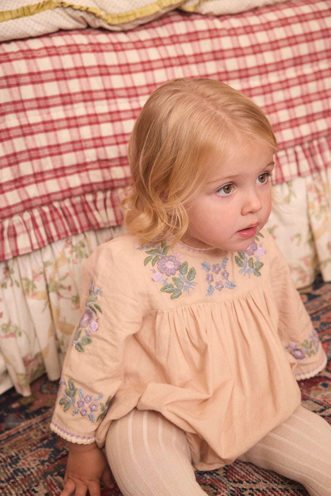 COMING SOON: Baby Stevie LS Romper - Dried Rose