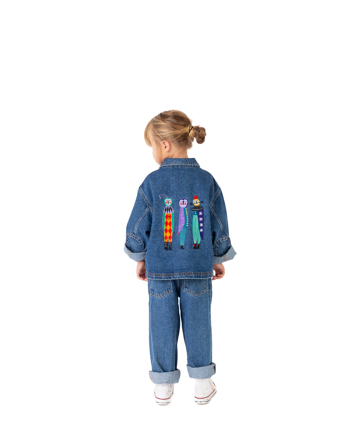 Kids Blue Denim Jacket x Julie Daleyden - ALEGRIA COLLECTION