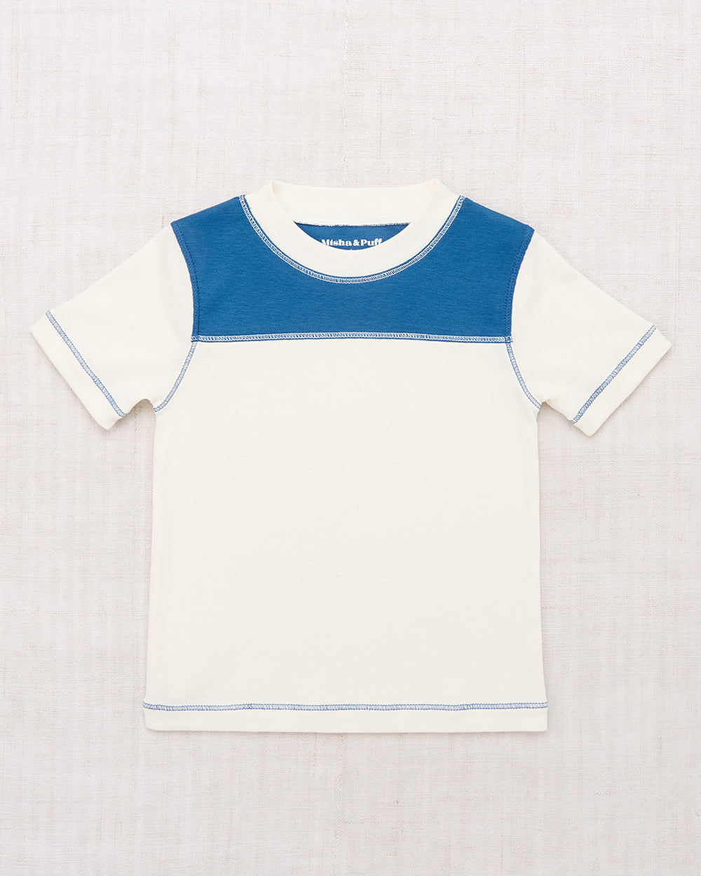 Bleacher Colorblock Tee- Marzipan