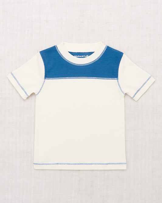 Bleacher Colorblock Tee- Marzipan