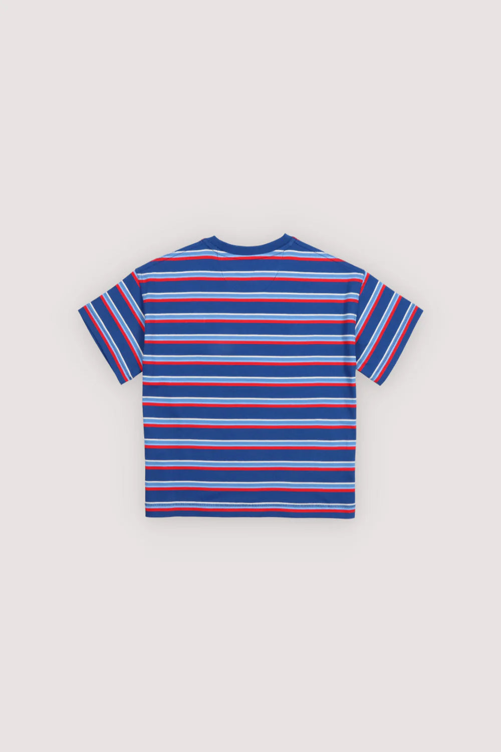 Ciclan T-Shirt, Deep Sea Blue Mini Stripes
