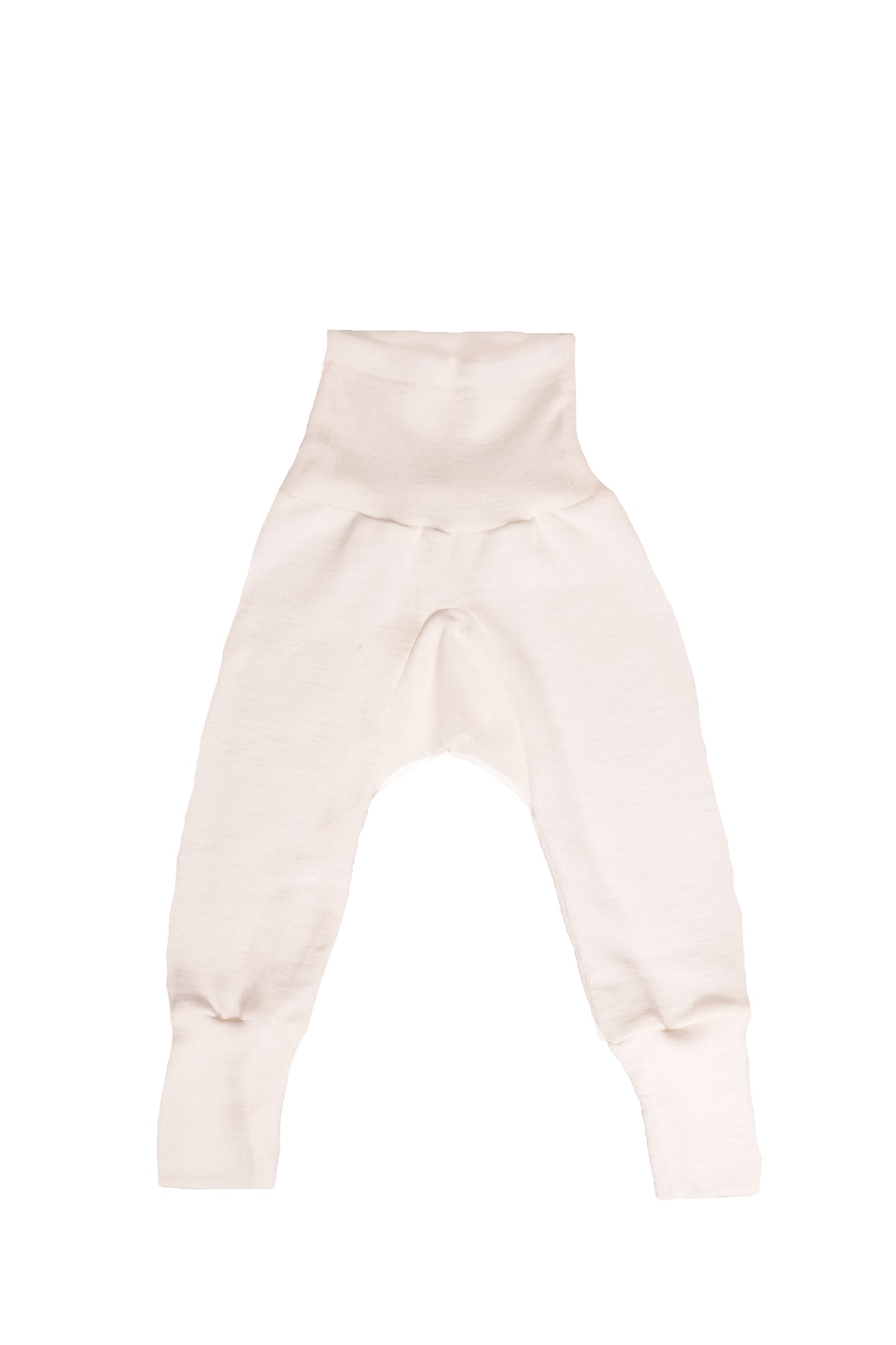 Baby Wool and Silk Trousers- Natural