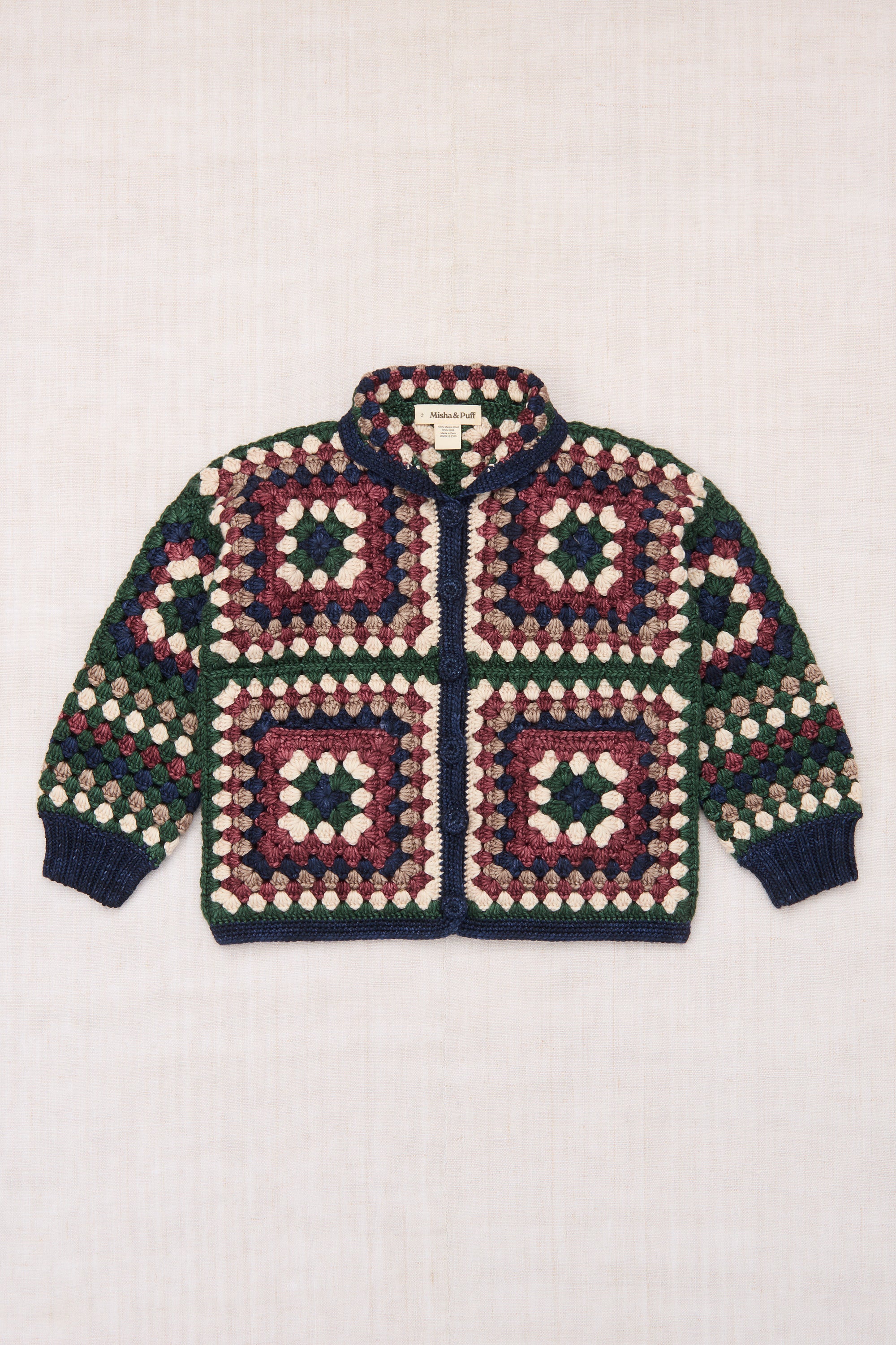 Crochet Big Square Jacket