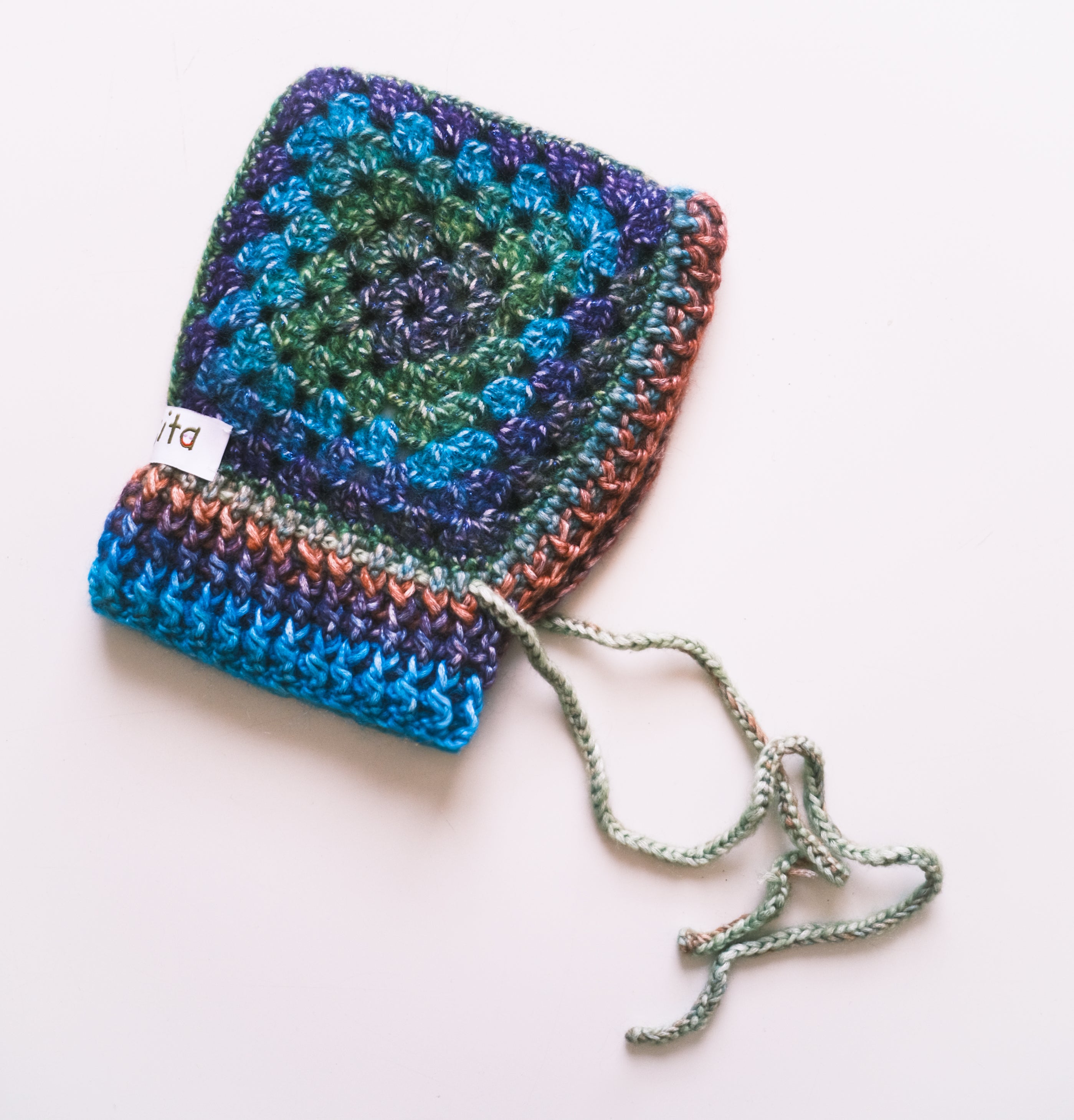 Colorful Wool Bonnet