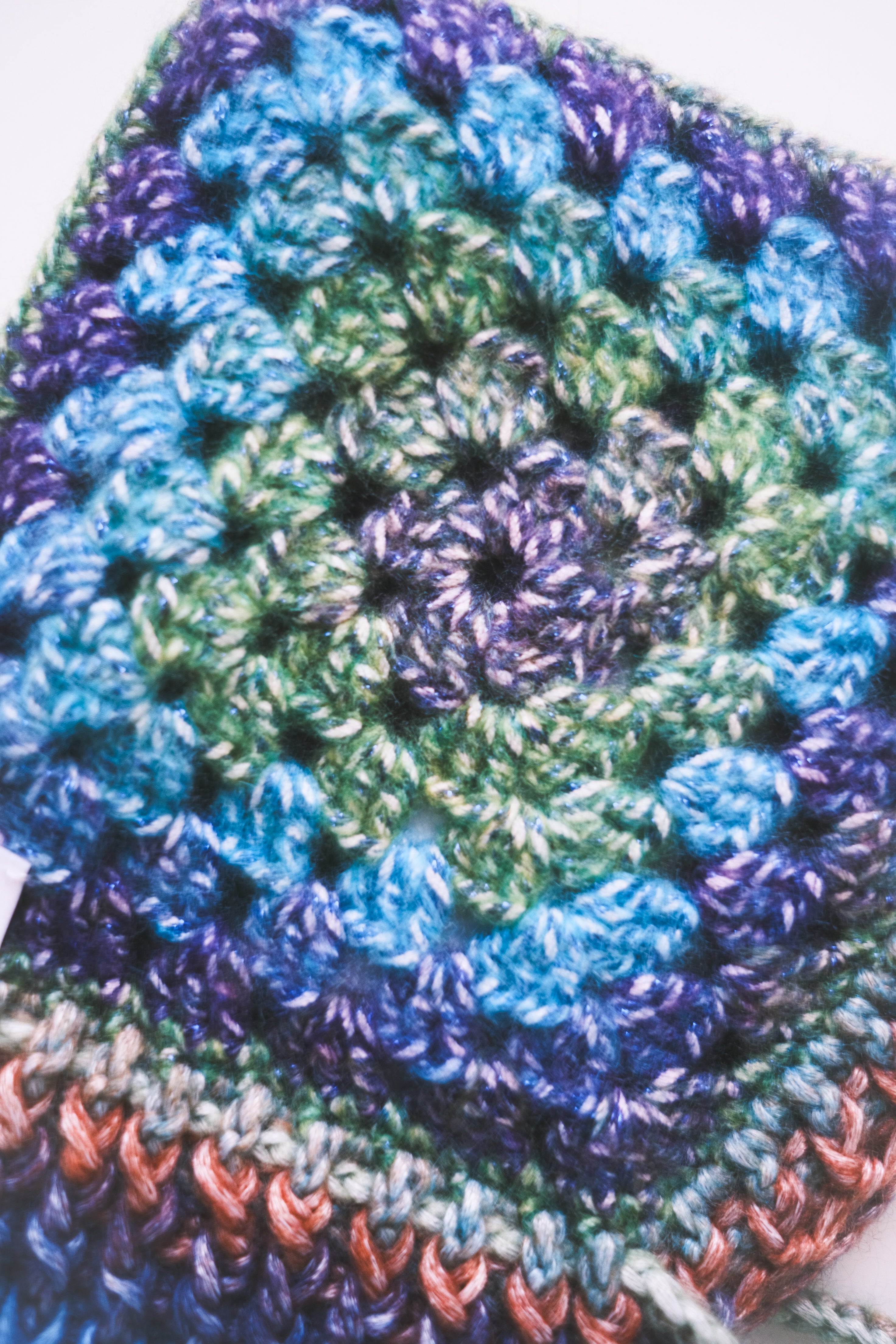 Colorful Wool Bonnet