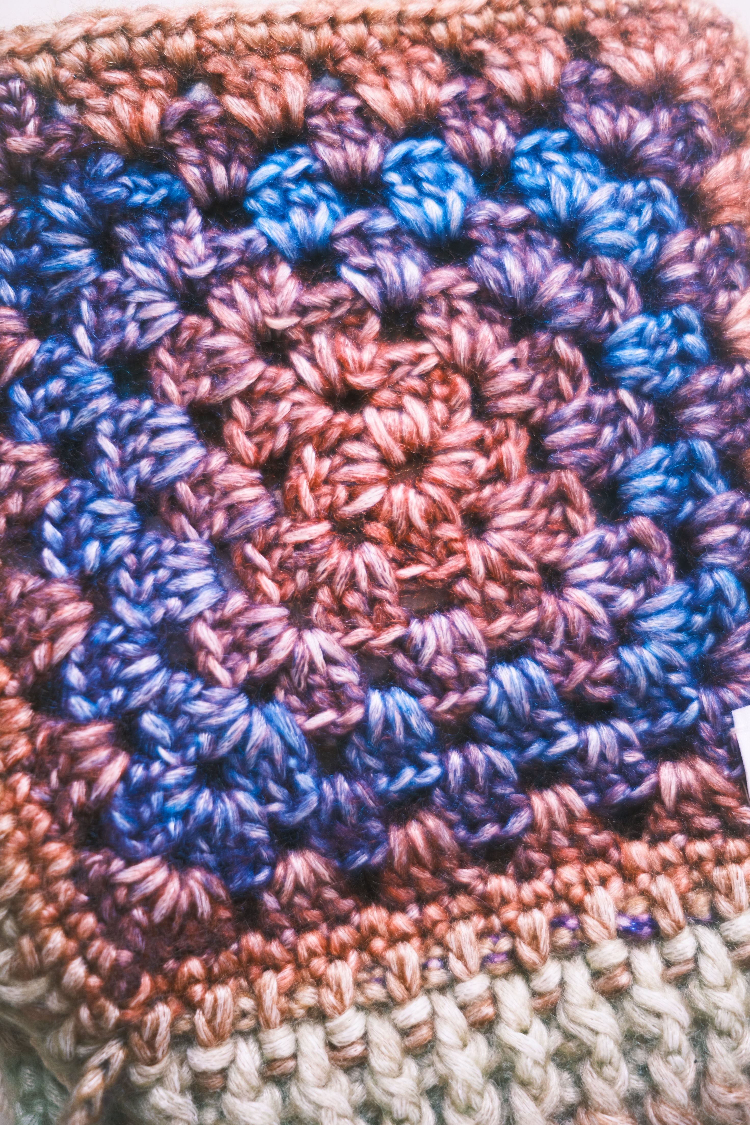 Colorful Wool Bonnet