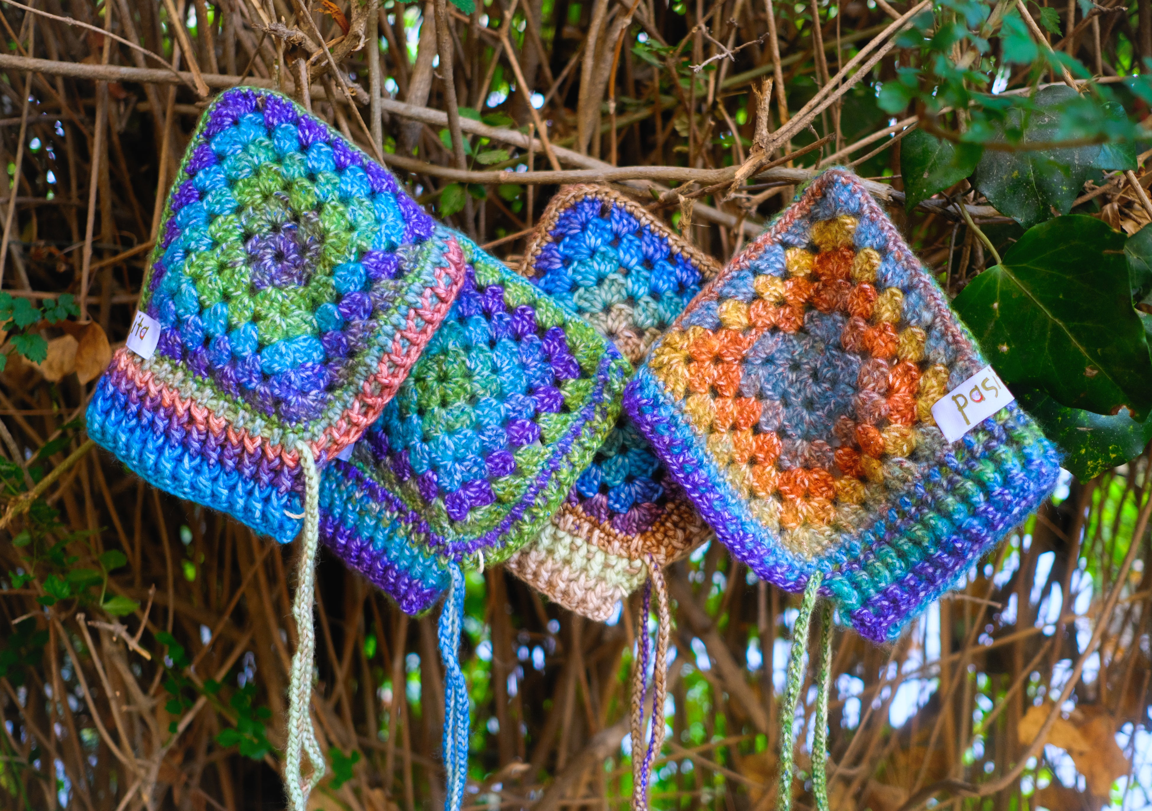 Colorful Wool Bonnet