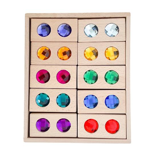 Double Gem Blocks- 20 Pieces