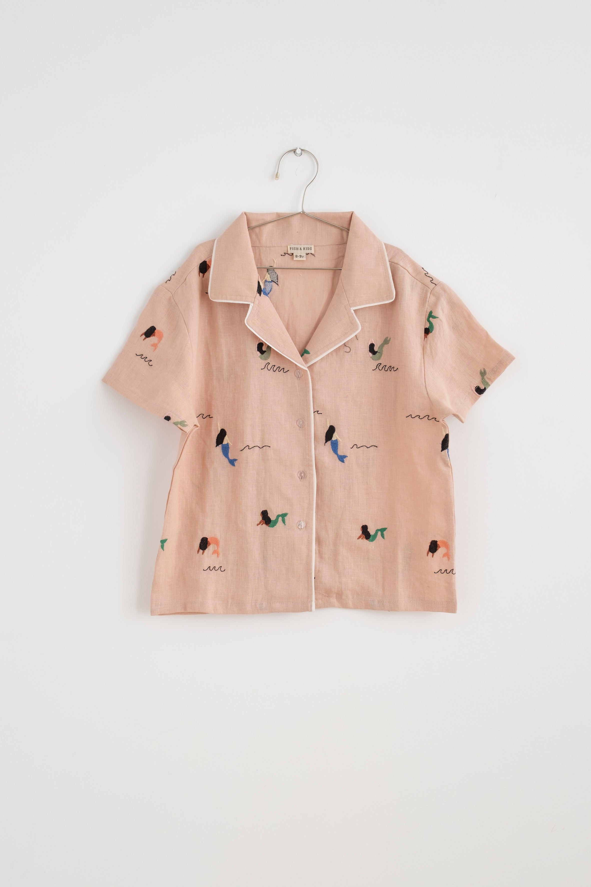 ALLOVER EMBROIDERY MERMAID SHIRT