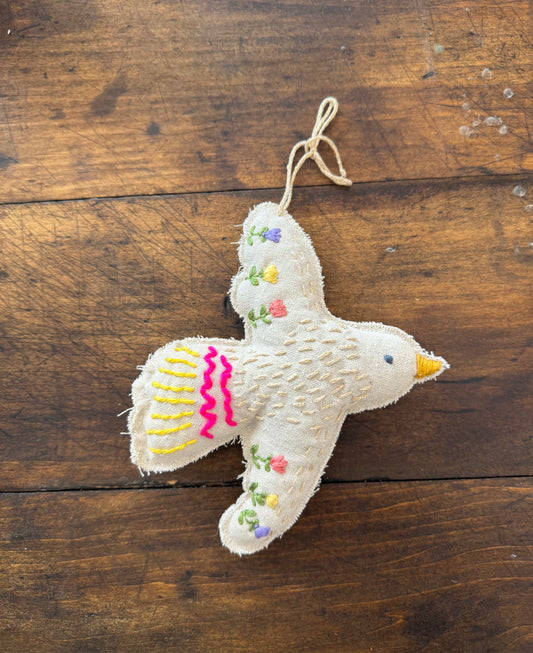 Embroidered Dove C