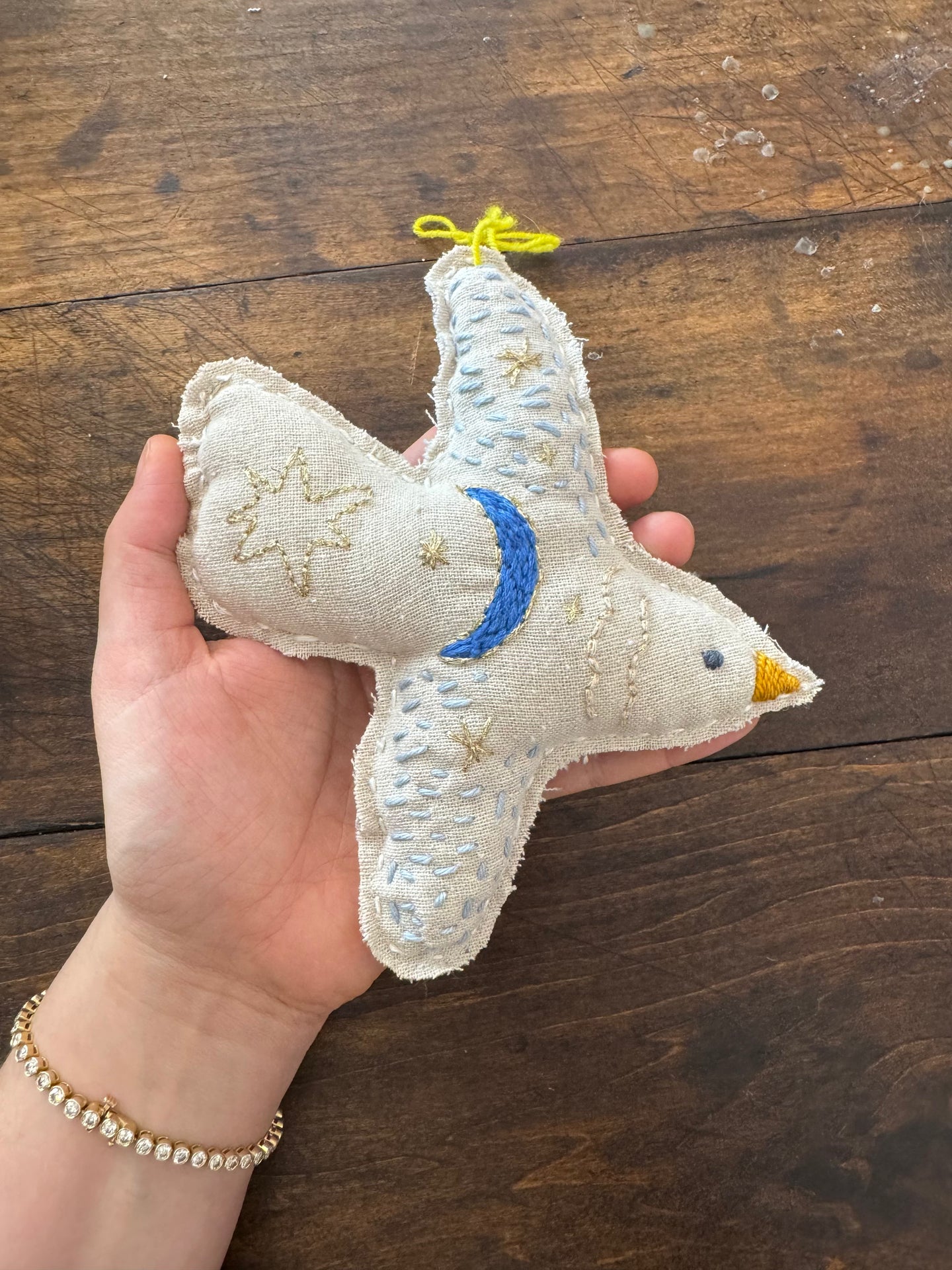 Embroidered Dove F