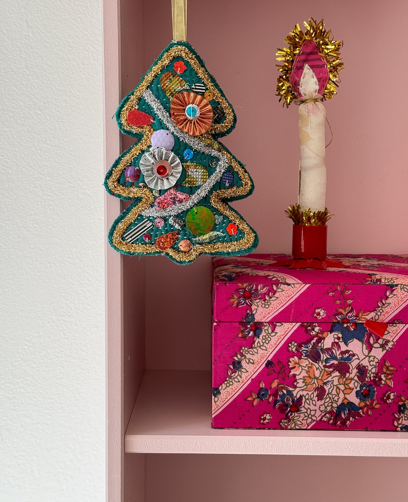 Glitter Tree Ornament