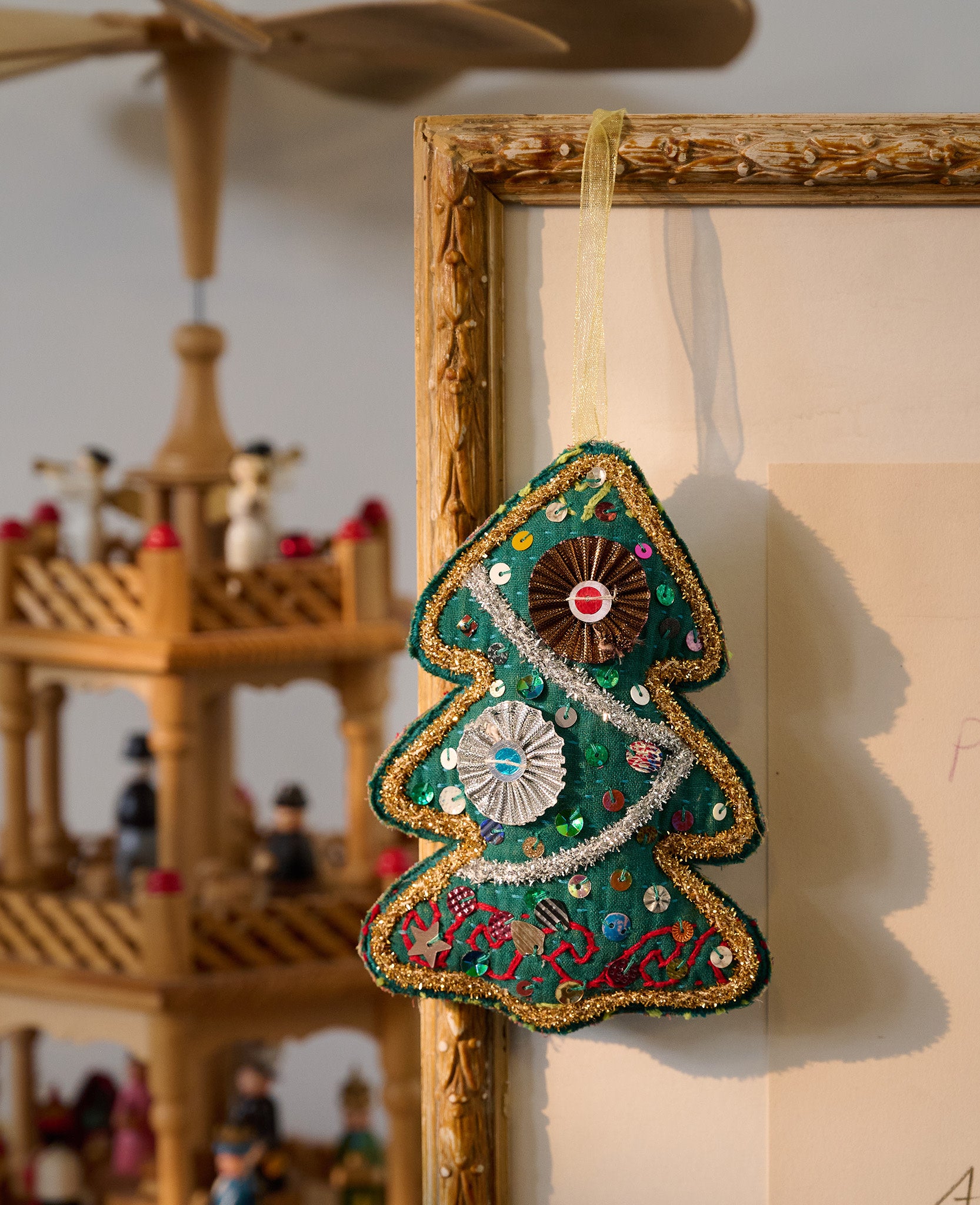 Glitter Tree Ornament