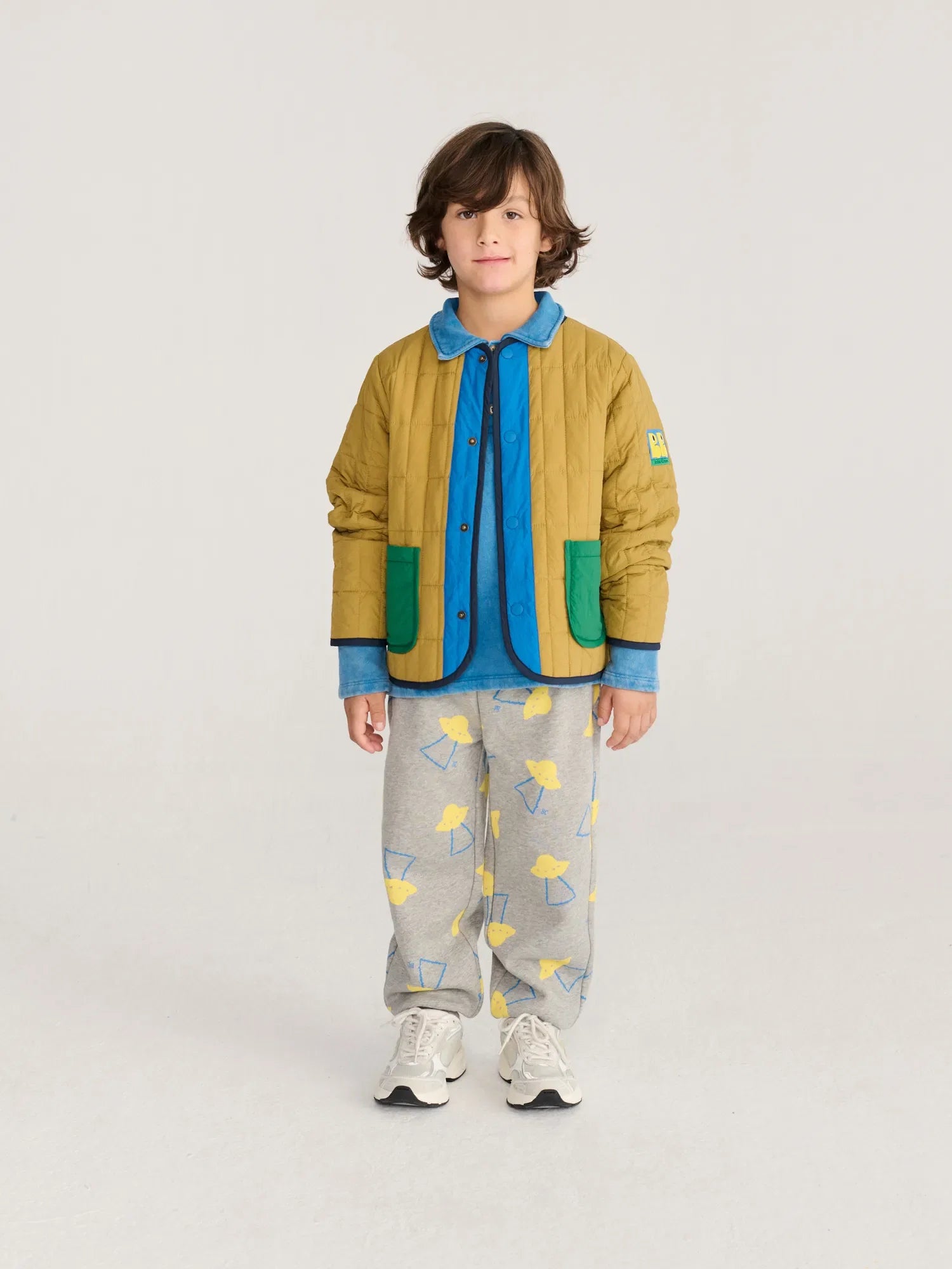 Booo Bo Choses Tag light padded jacket, Khaki