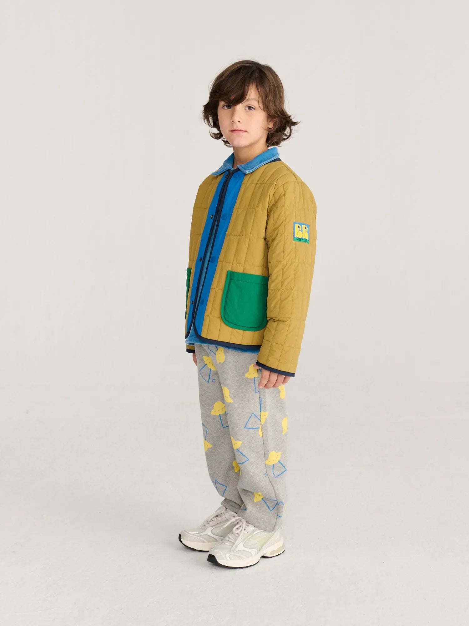 Booo Bo Choses Tag light padded jacket, Khaki