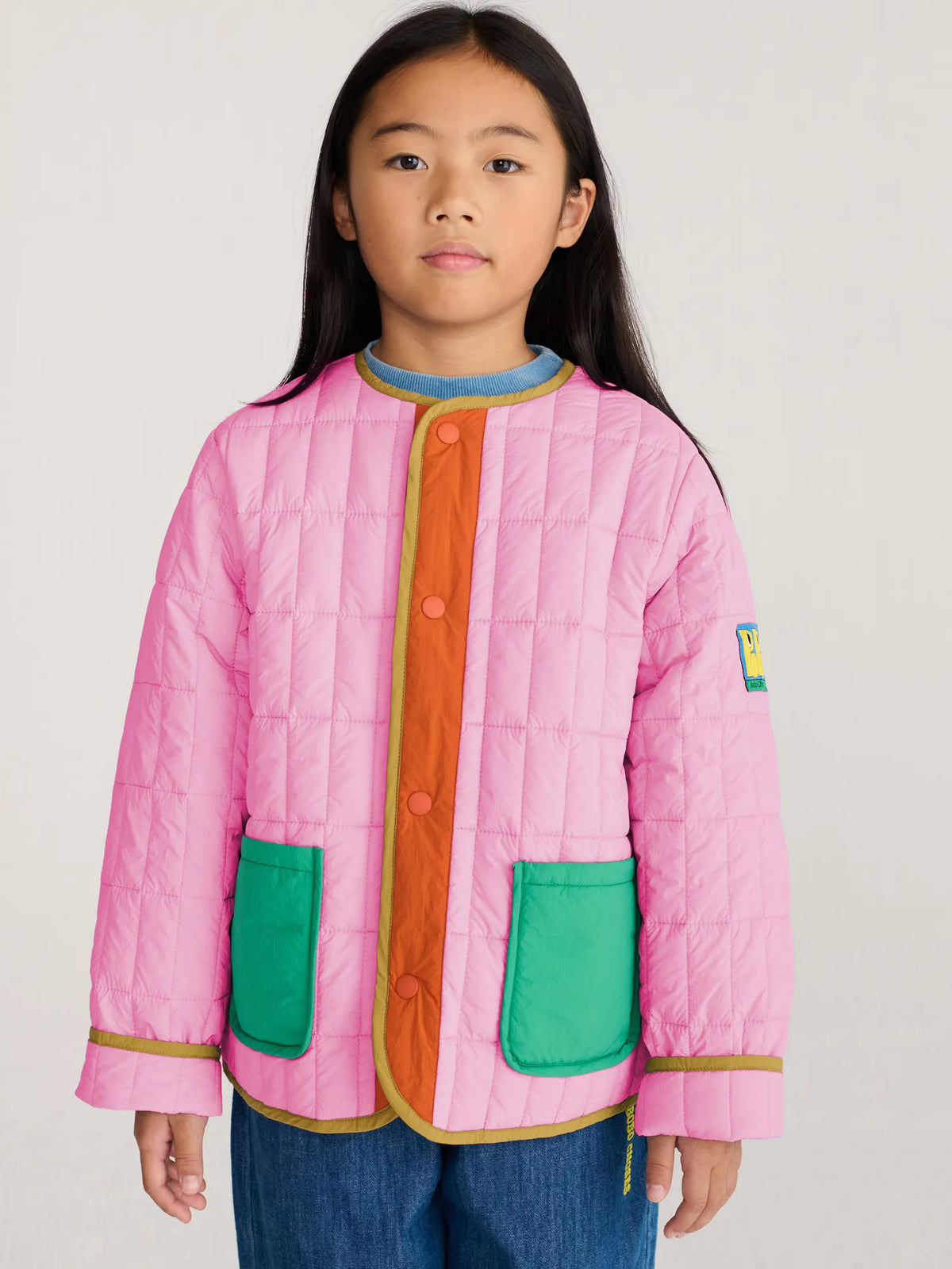 Booo Bo Choses Tag light padded jacket, Pink