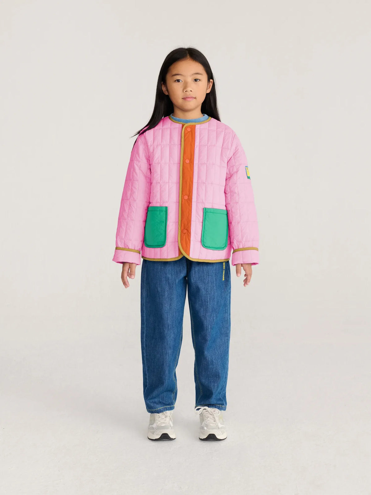 Booo Bo Choses Tag light padded jacket, Pink