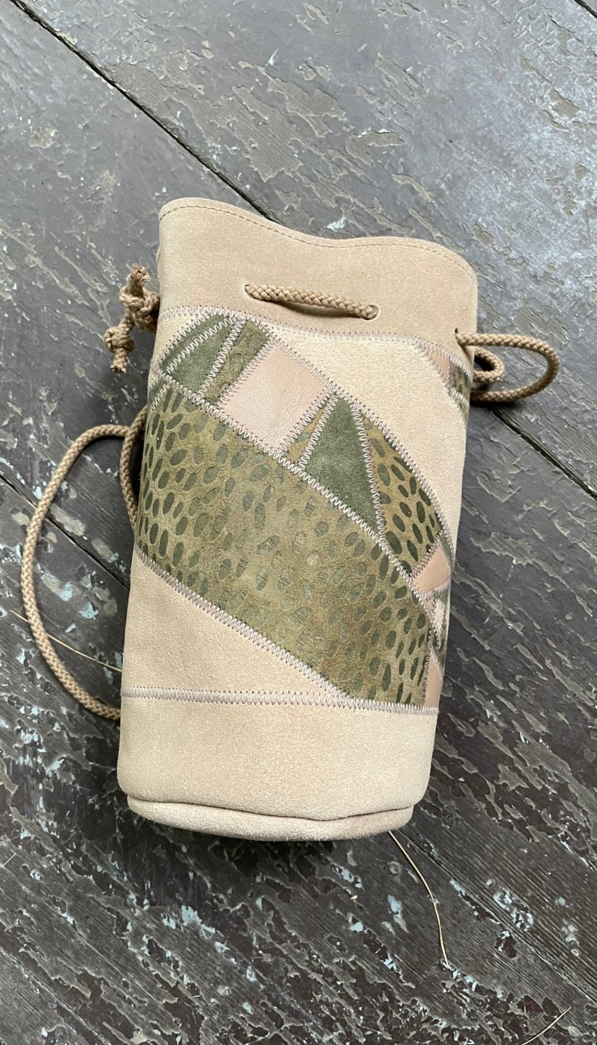 Mini Bucket Bag- בז'