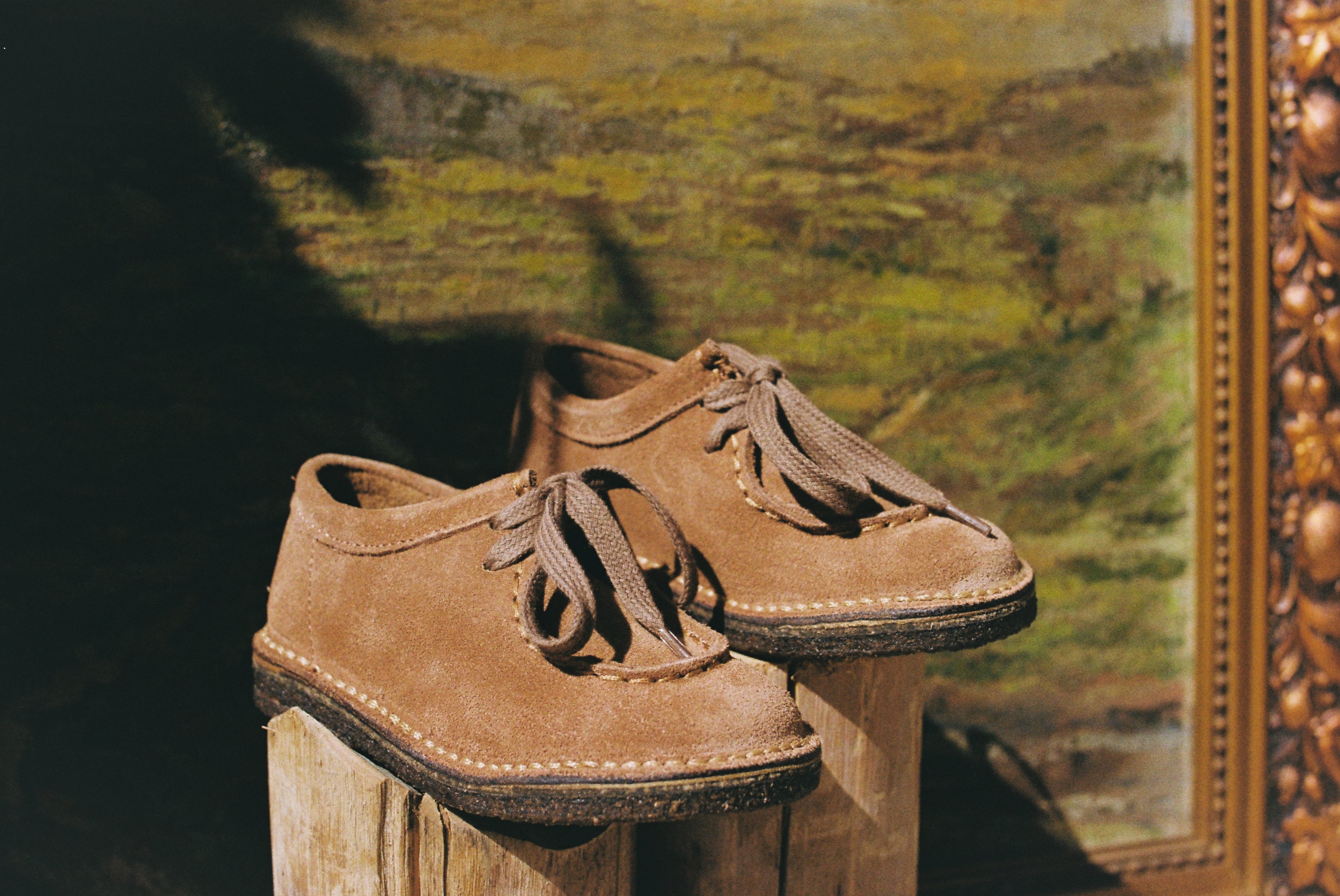 PèPè Dani Lace Up Shoes- Brown Suede