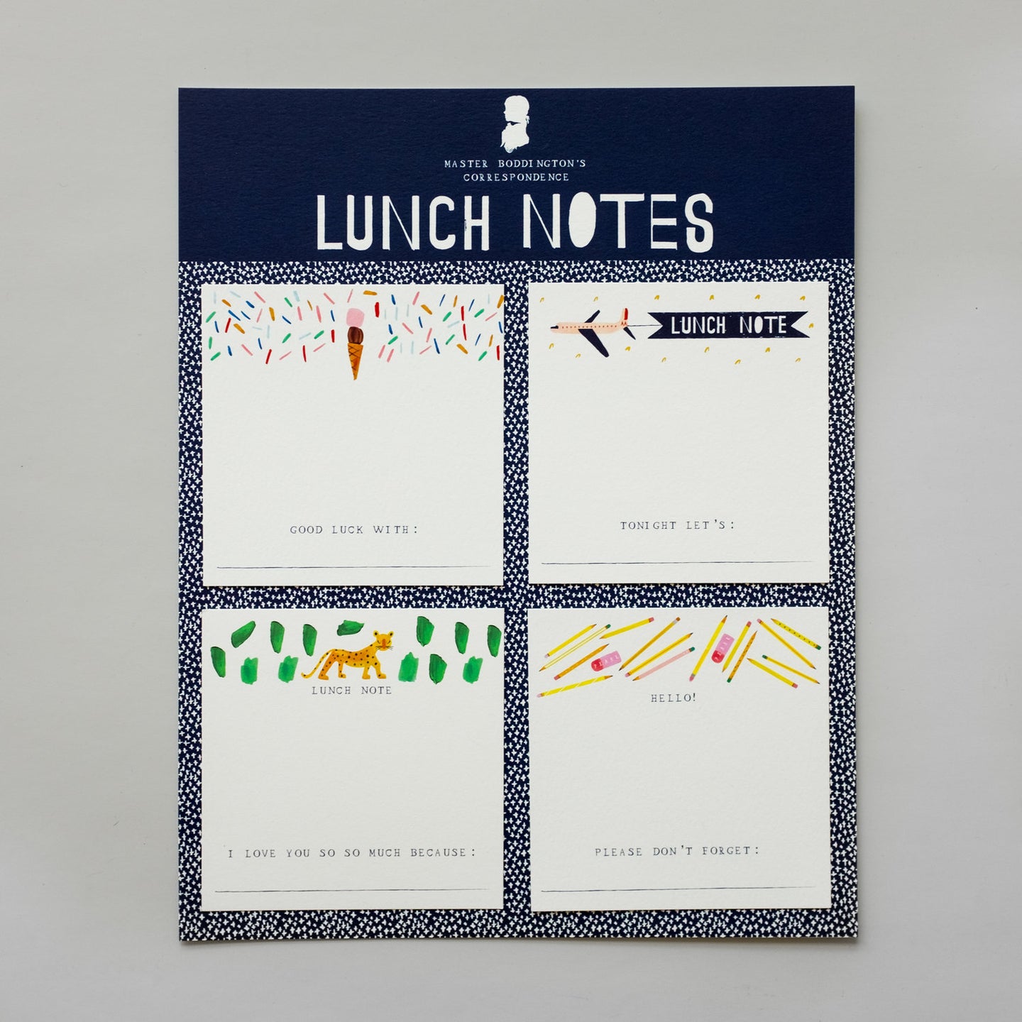 Lunch Notes- Set of 4 Notepads