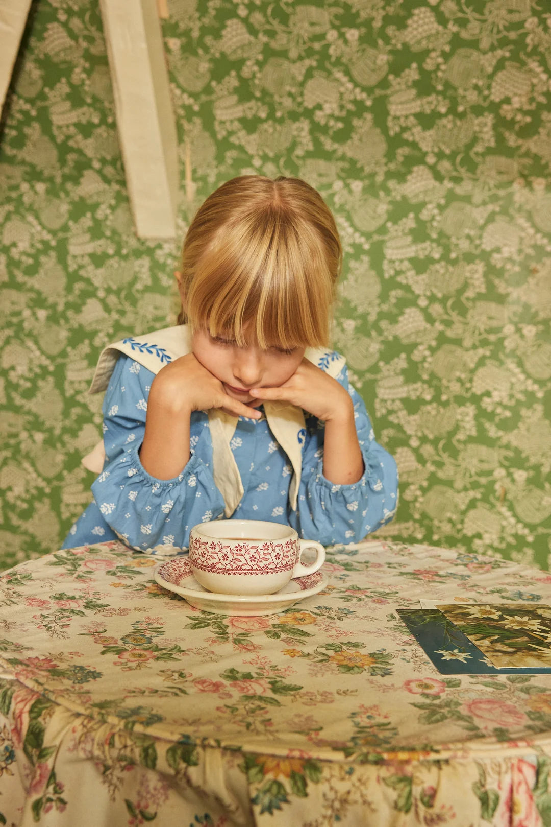 COMING SOON: Maggie Sailor Blouse - Mountain Calico Blue