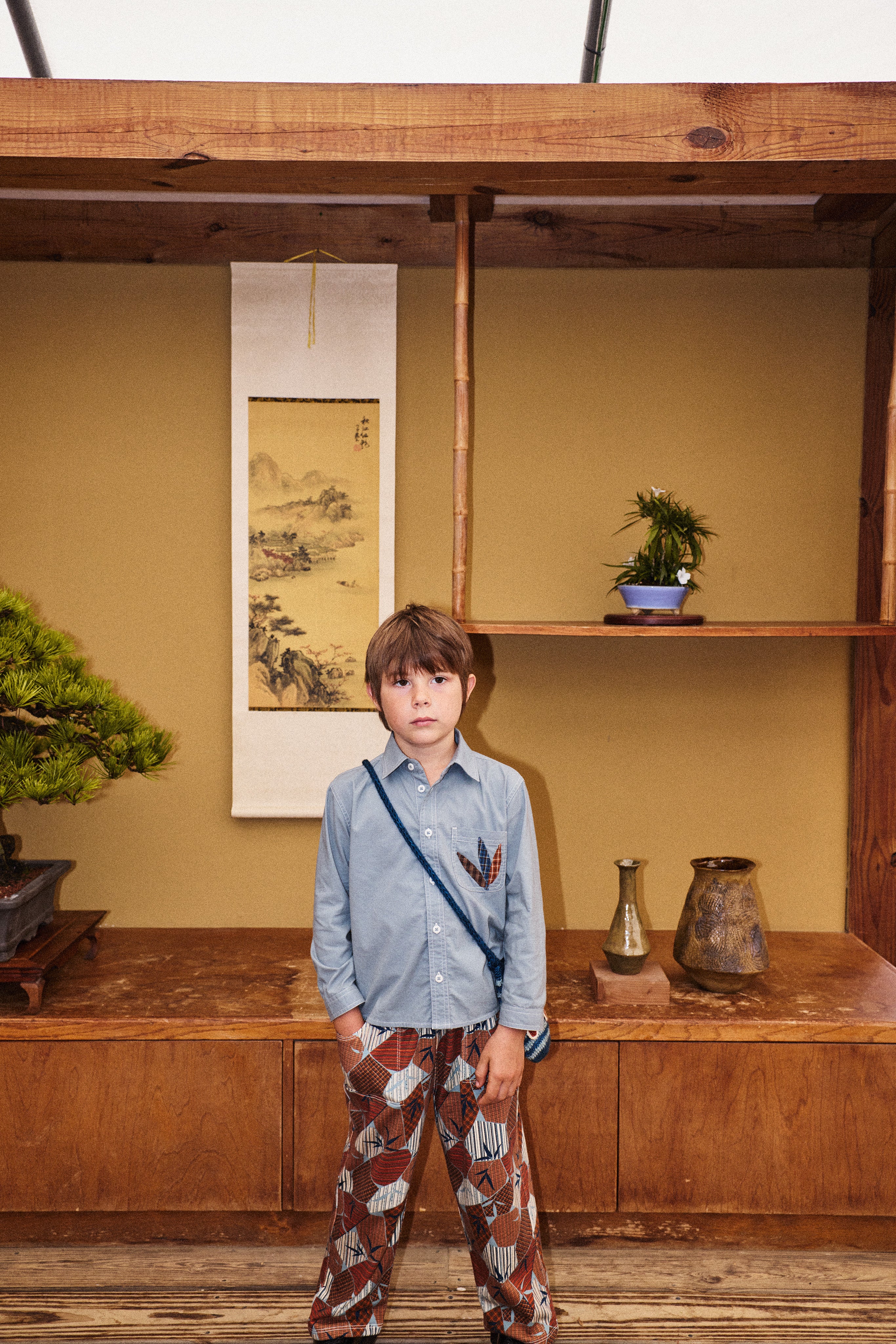 Camp Pant - Rose Gold Kyoto