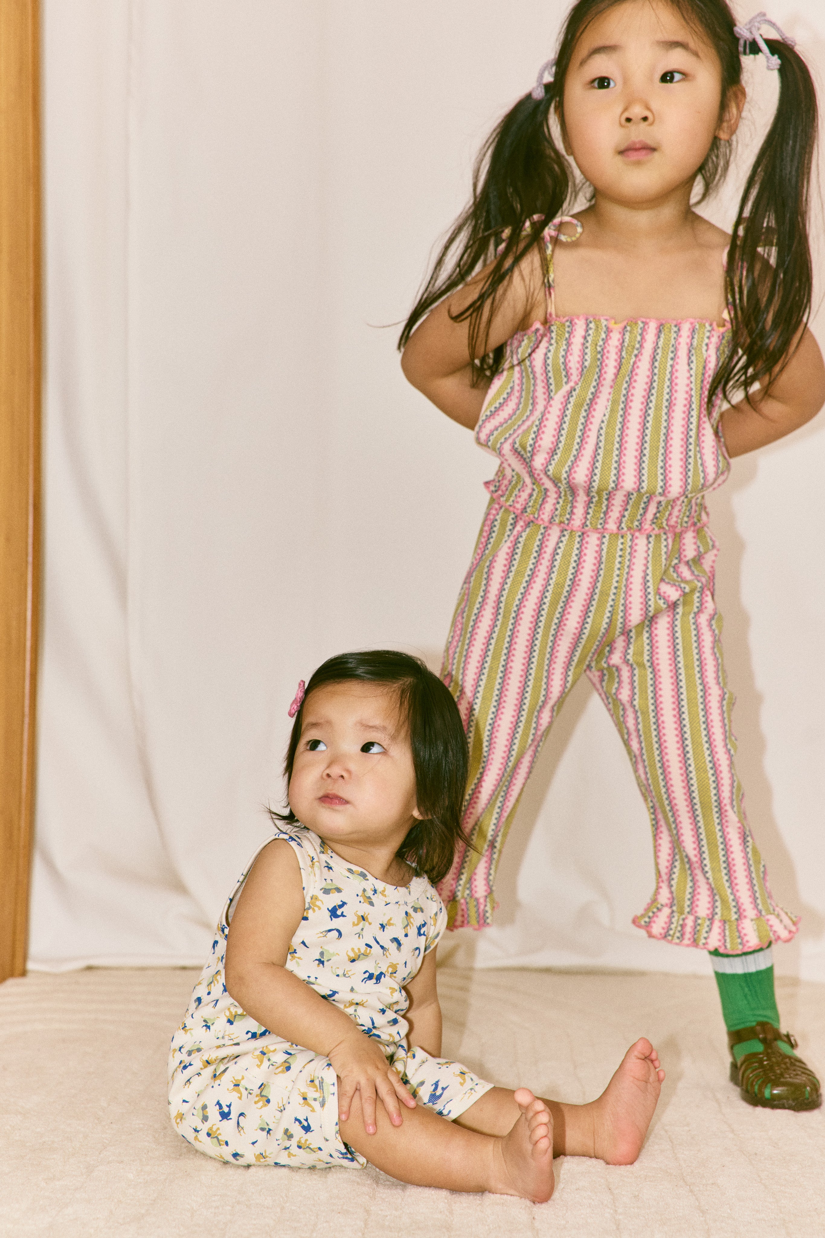 Baby Tank Romper, Marzipan Circus