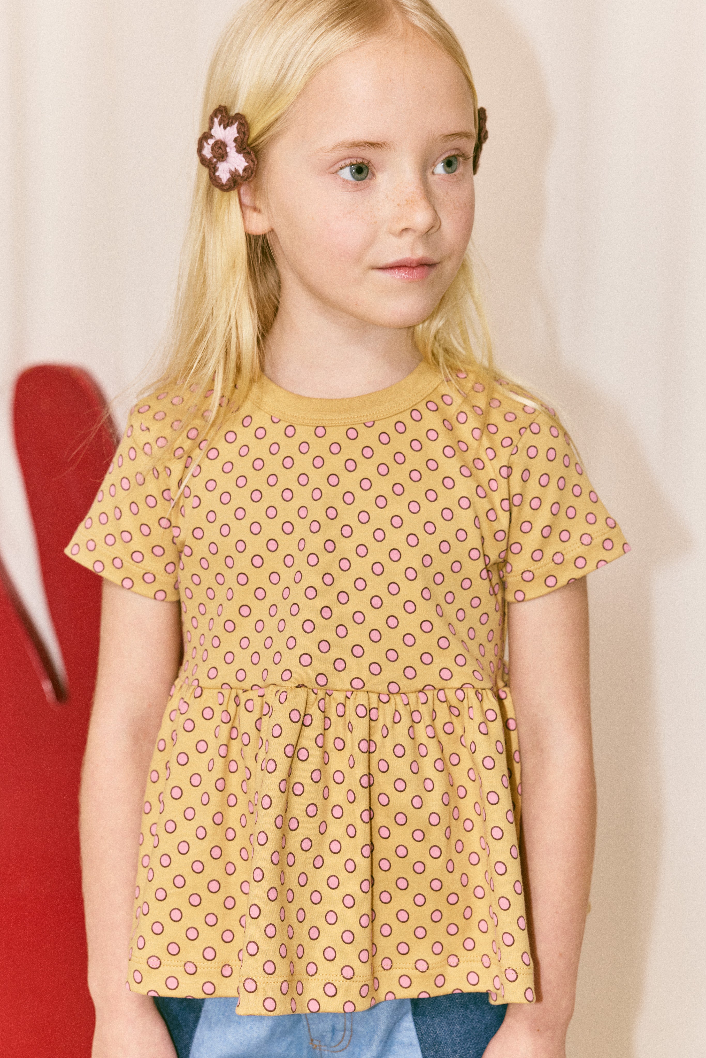 Medium Flower Clip Set, Aura