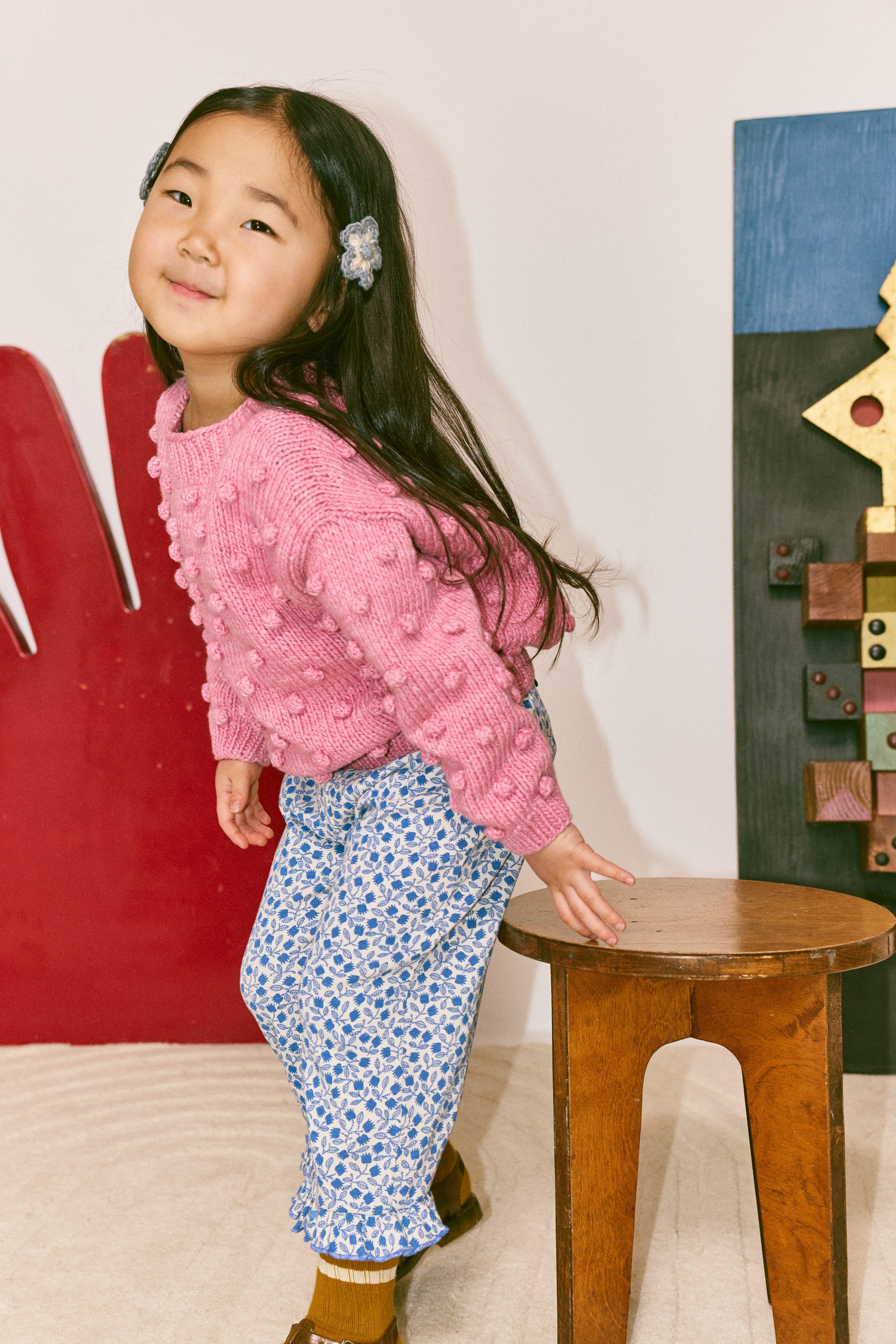 Medium Flower Clip Set, Seashore Confetti