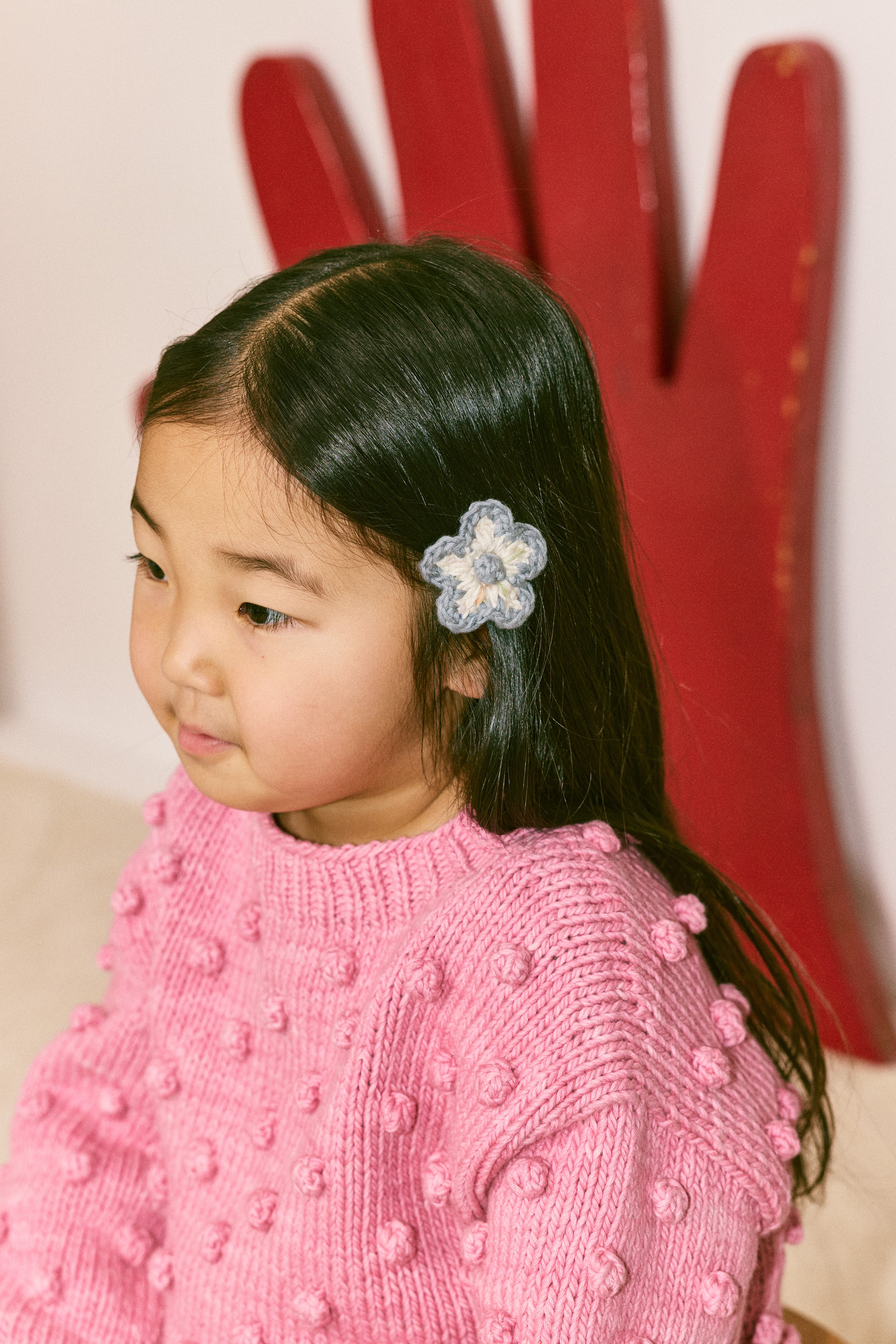 Medium Flower Clip Set, Seashore Confetti