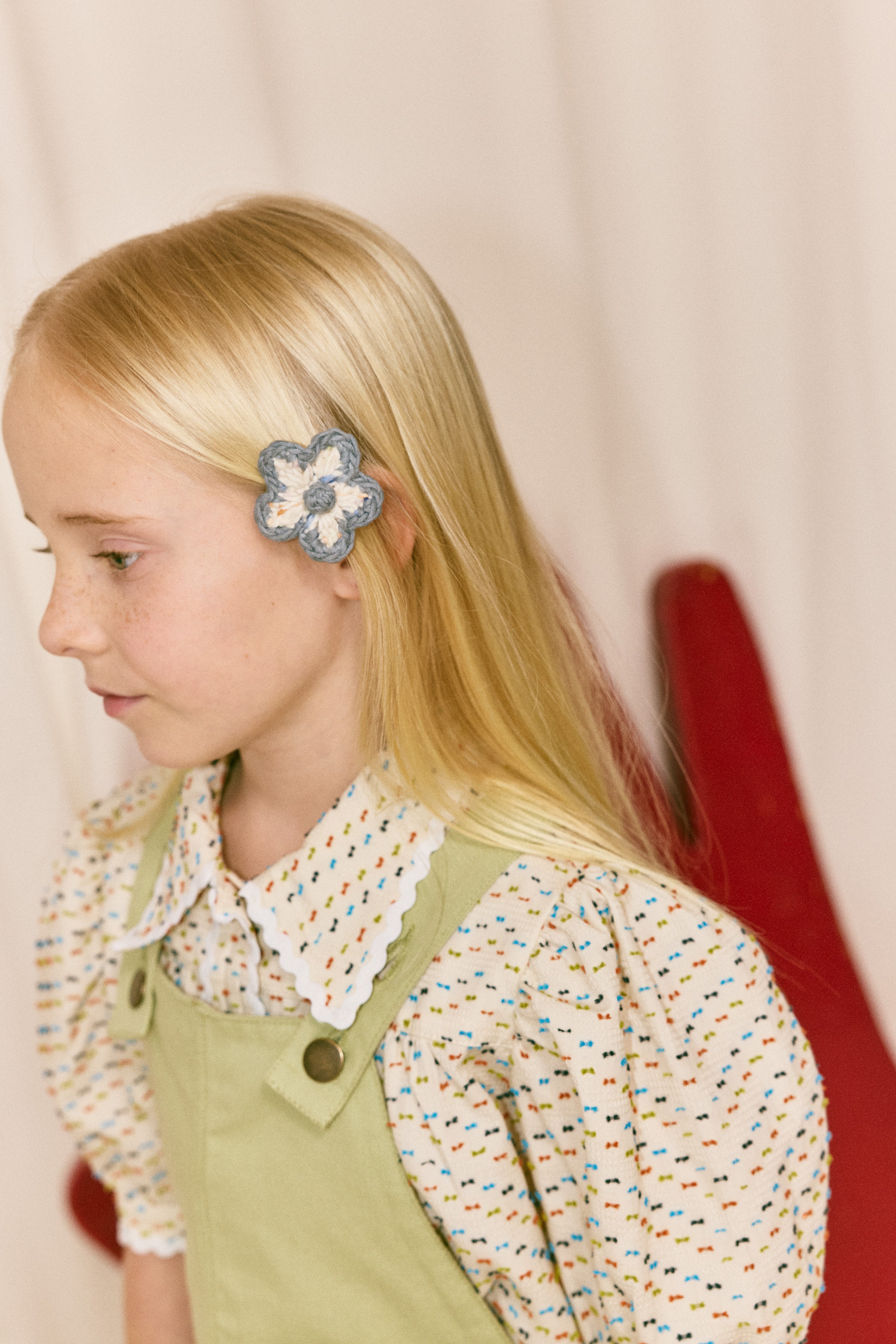 Medium Flower Clip Set, Seashore Confetti