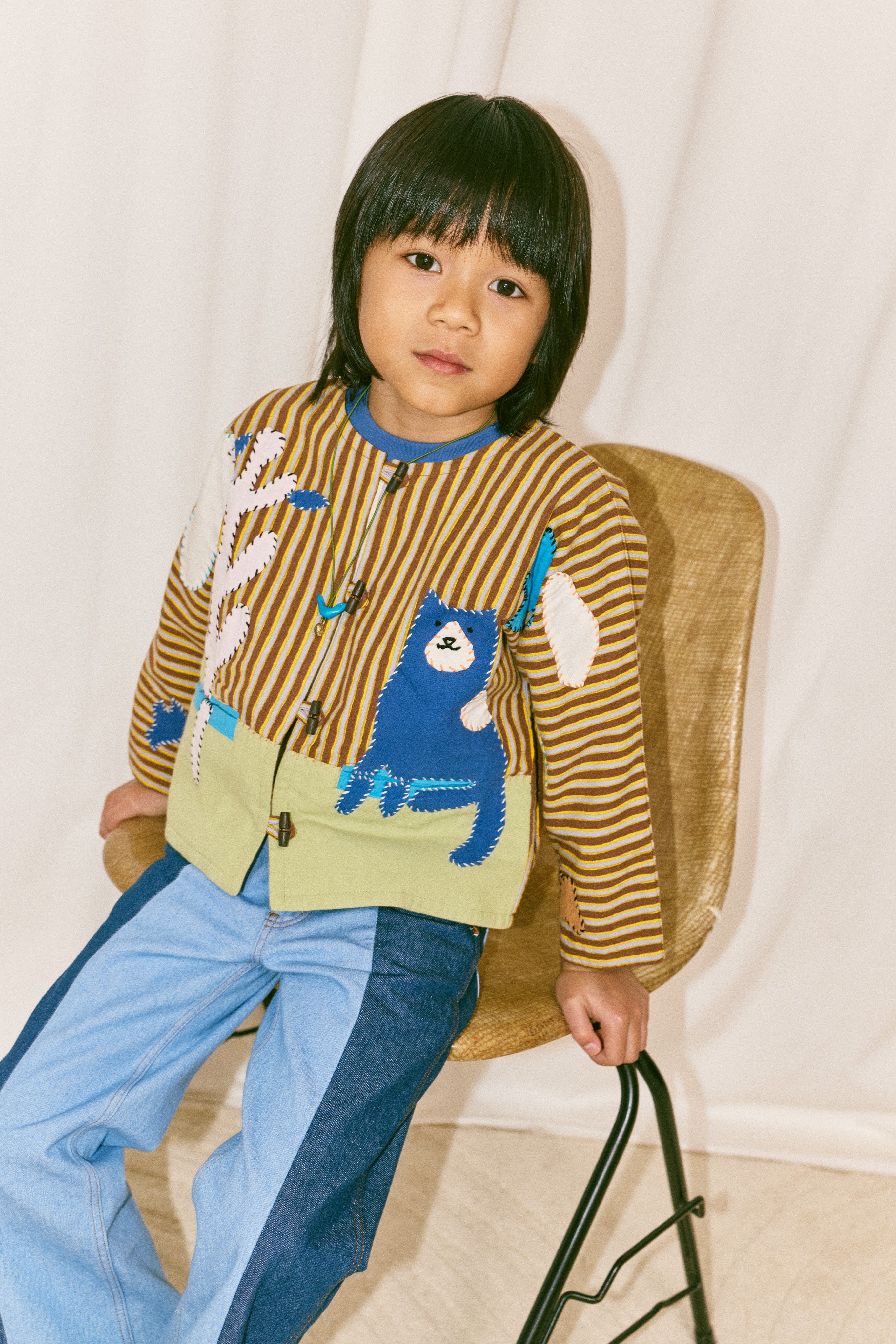 Catscape Applique Jacket