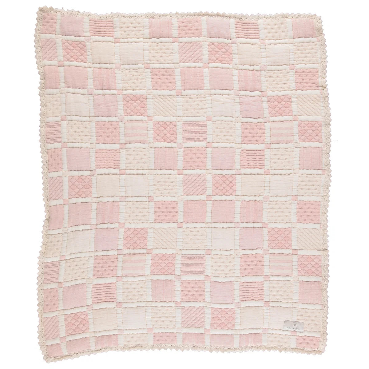 Mai Blanket, Pink Patchwork