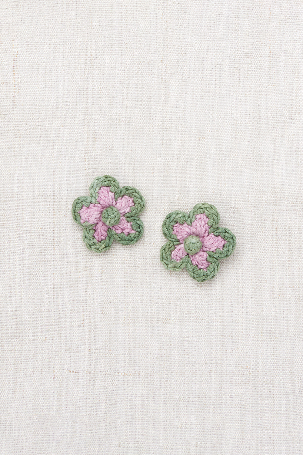 Medium Flower Clip Set- Hazy Lilac