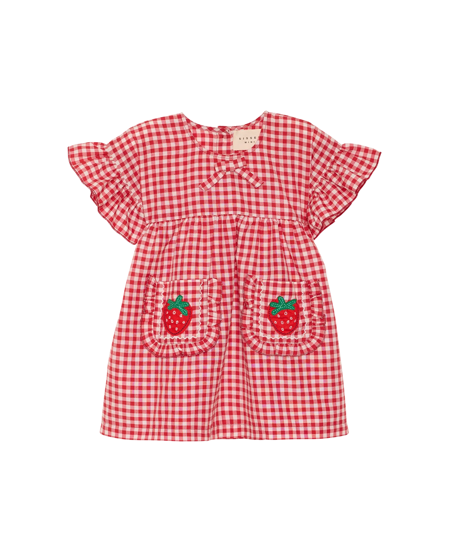 Ohio Dress, Red Checks