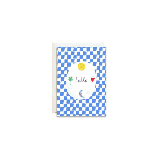 Moon Says Hello- Petite Card