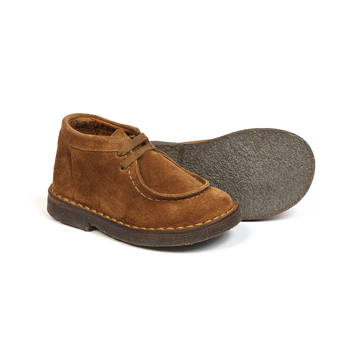PèPè Dani Lace Up Shoes- Brown Suede