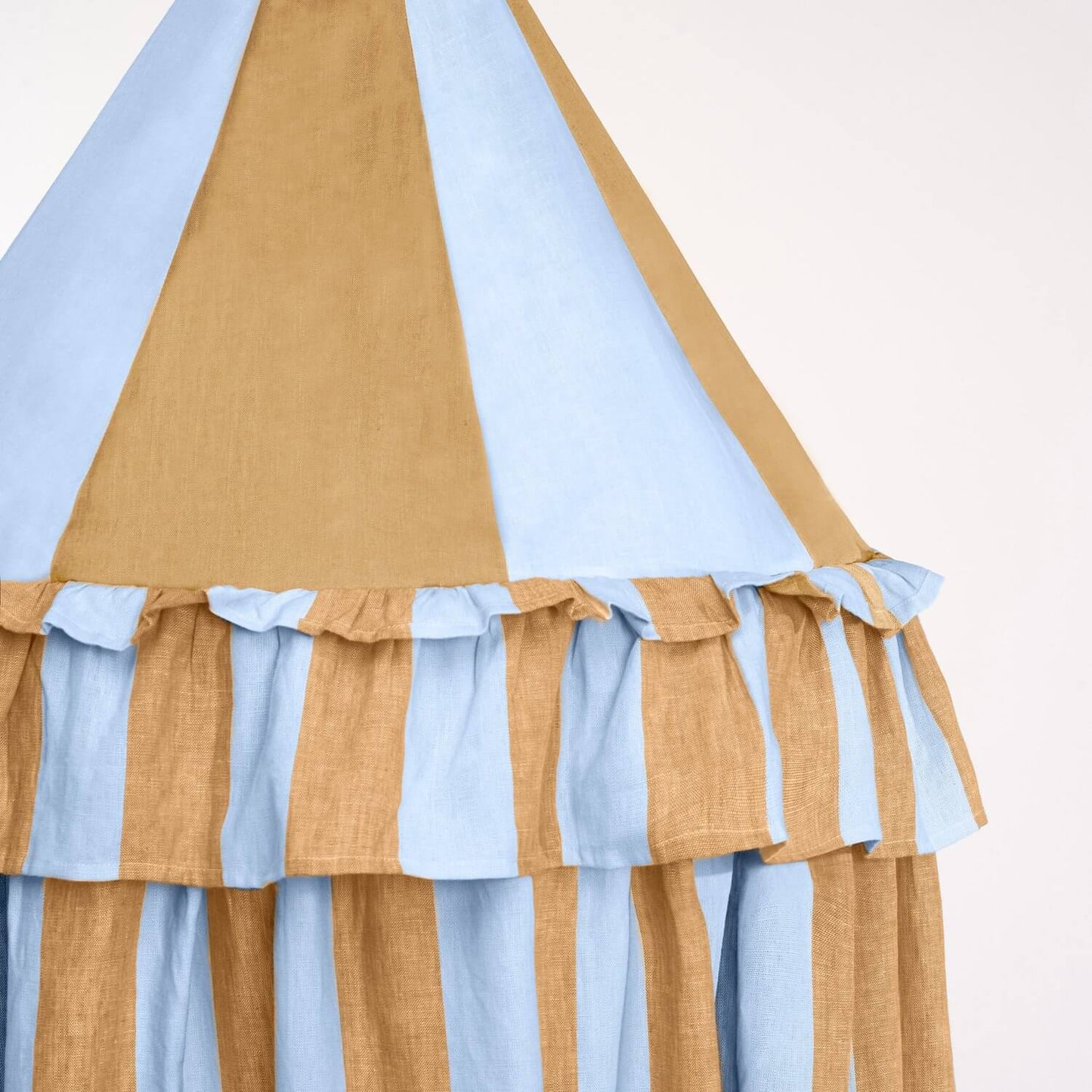 Sirkus Stripe Canopy, Cornflower & Ochre