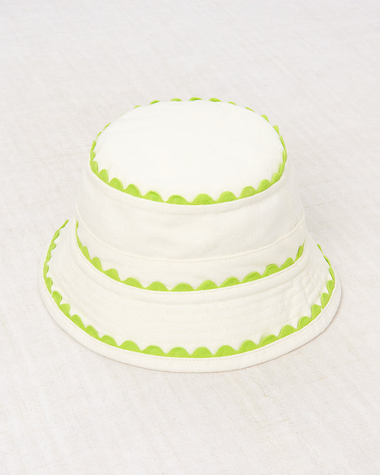 Jumbo Rickrack Bucket Hat- Marzipan