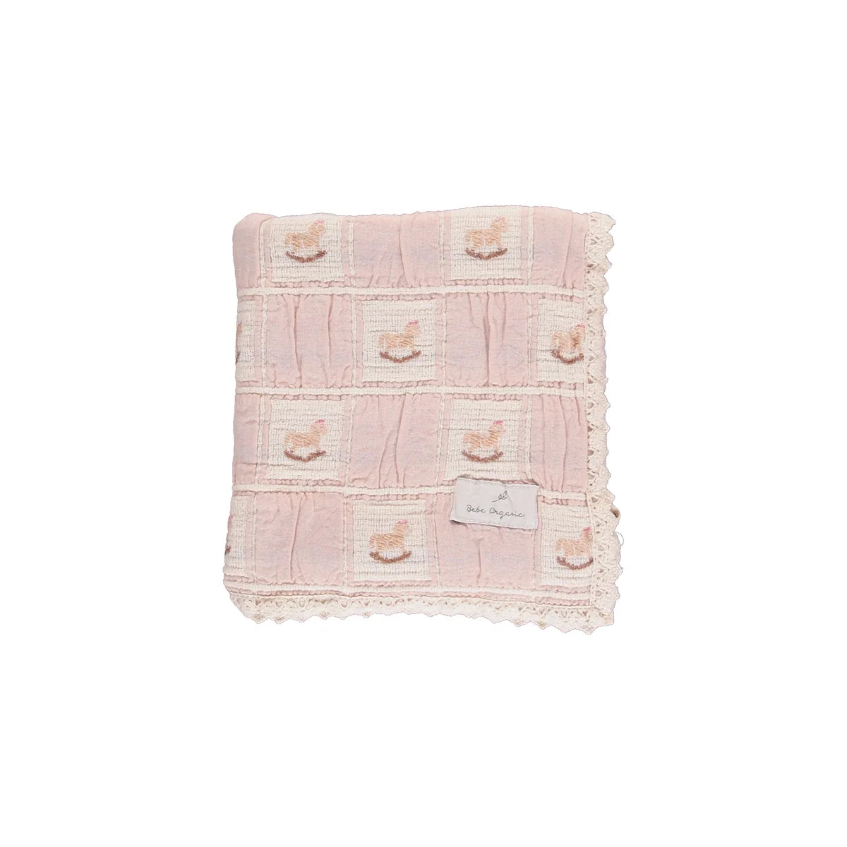 Rocking Horse Blanket, Mauve